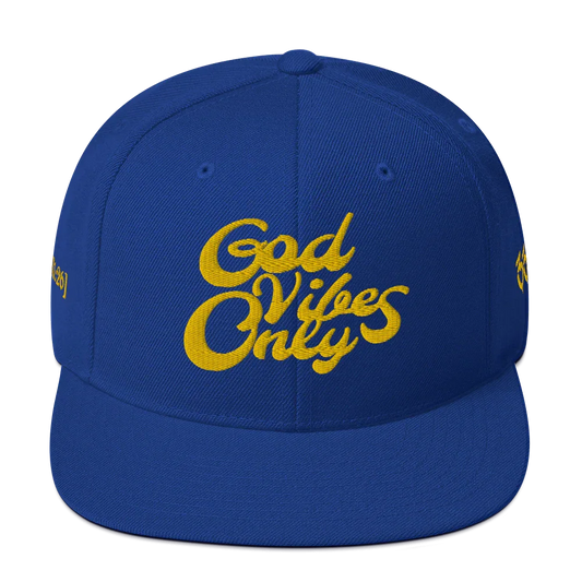 God Vibes Only Snapback Hat - Da G.A.T.E 33