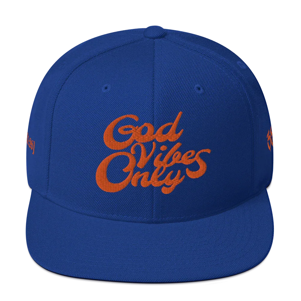 God Vibes Only Snapback Hat - Da G.A.T.E 33
