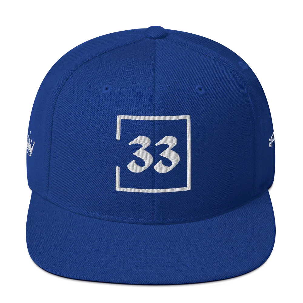 33 Snapback Hat - Da G.A.T.E 33