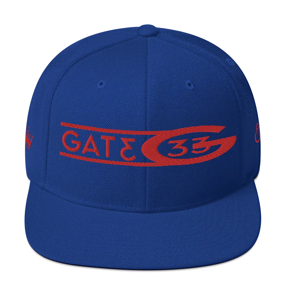 Gate33 Snapback Hat - Da G.A.T.E 33