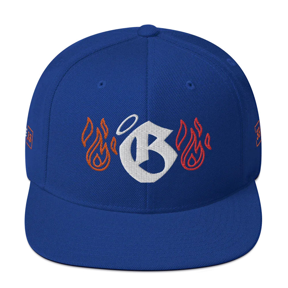 G Flames Snapback Hat - Da G.A.T.E 33
