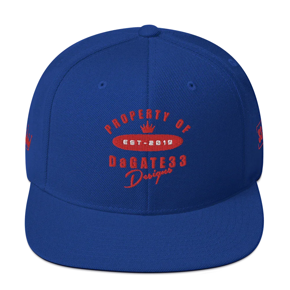 Gate33 Pro Snapback Hat - Da G.A.T.E 33