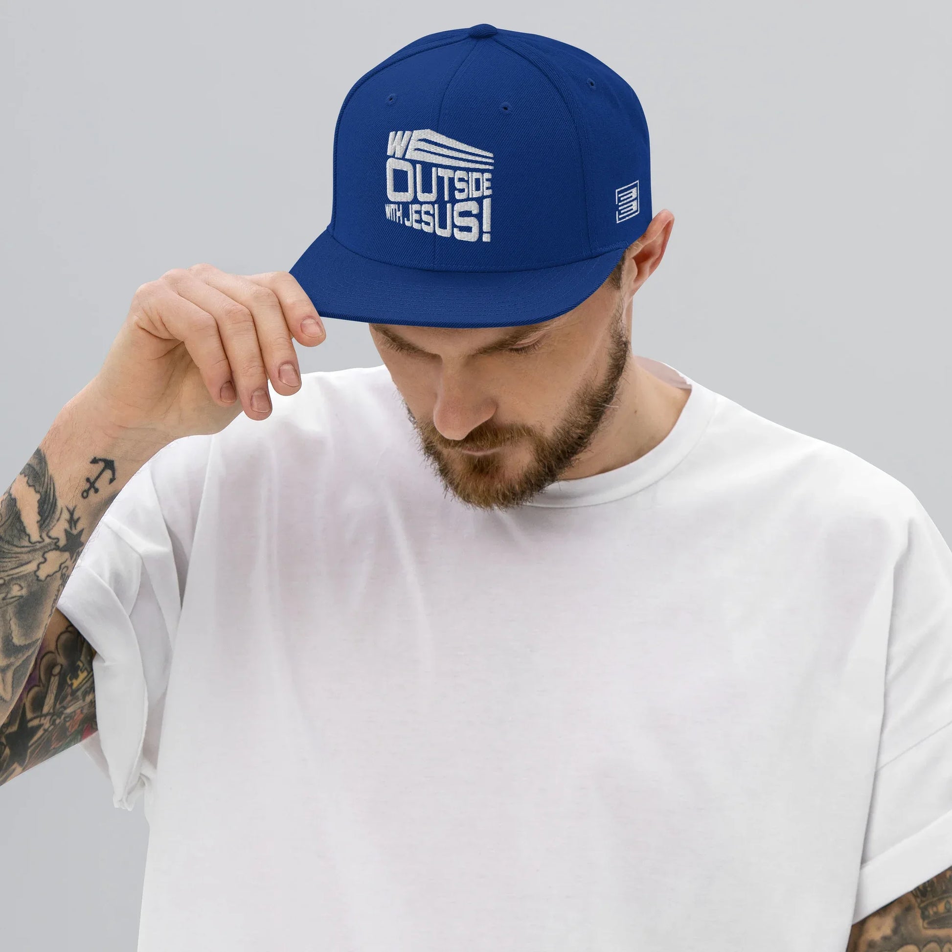 WE OUTSIDE-W-JESUS Snapback Hat - Da G.A.T.E 33