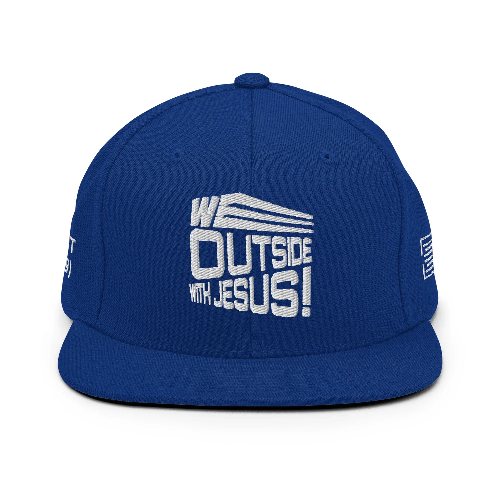 WE OUTSIDE-W-JESUS Snapback Hat - Da G.A.T.E 33