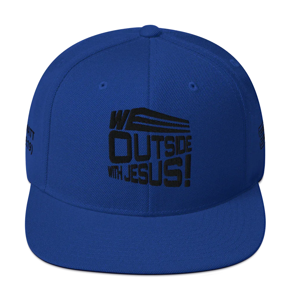 WE OUTSIDE-W-JESUS Snapback Hat - Da G.A.T.E 33