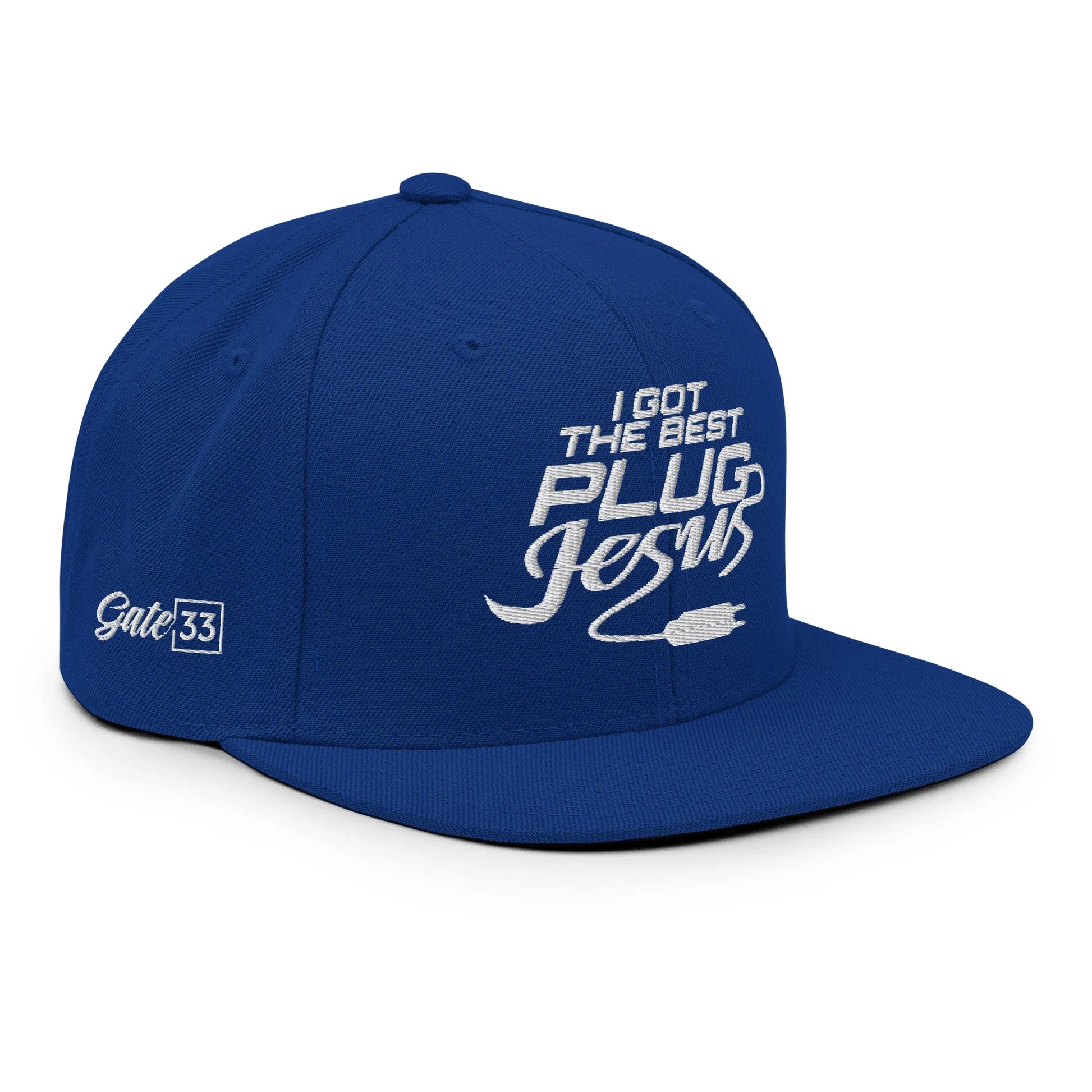 I GOT THE BEST PLUG Snapback Hat - Da G.A.T.E 33