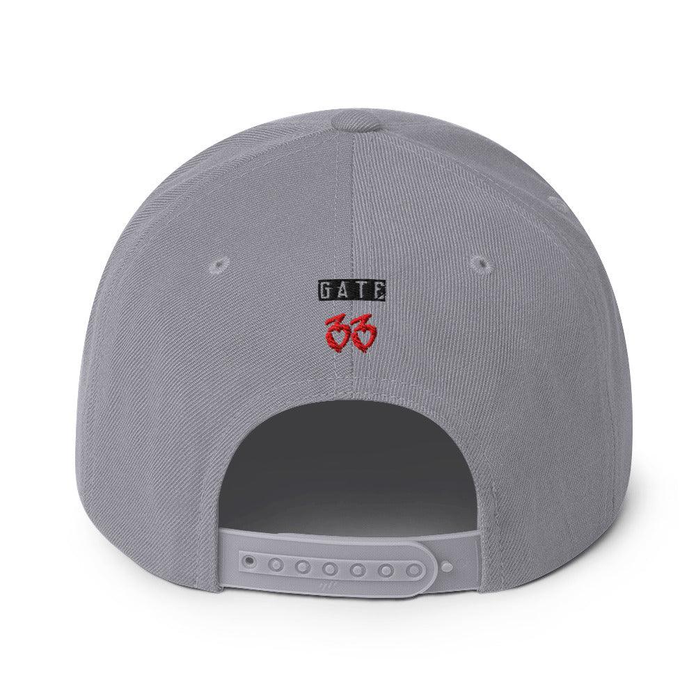 DA GATE 33 Snapback Hat - Da G.A.T.E 33