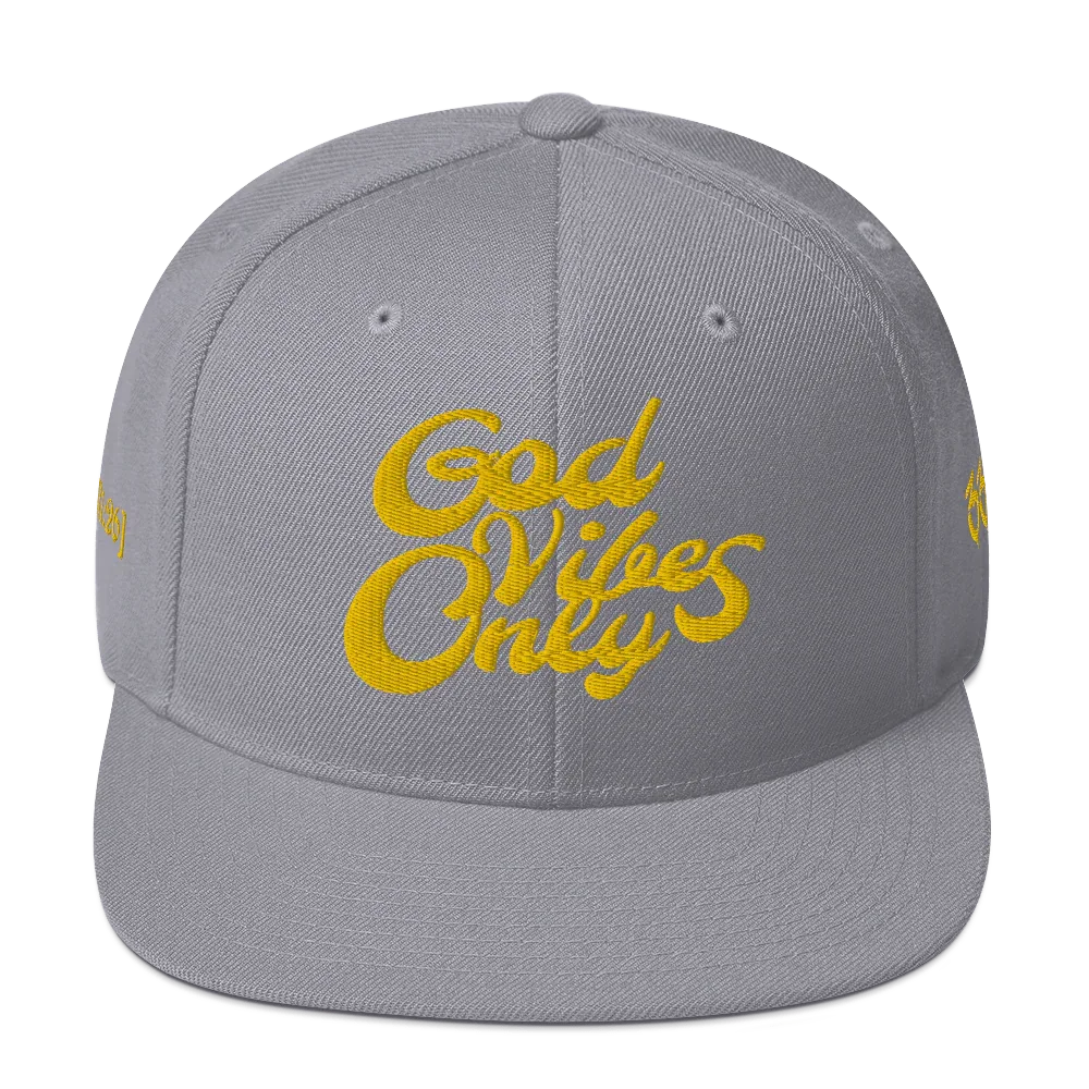 God Vibes Only Snapback Hat - Da G.A.T.E 33