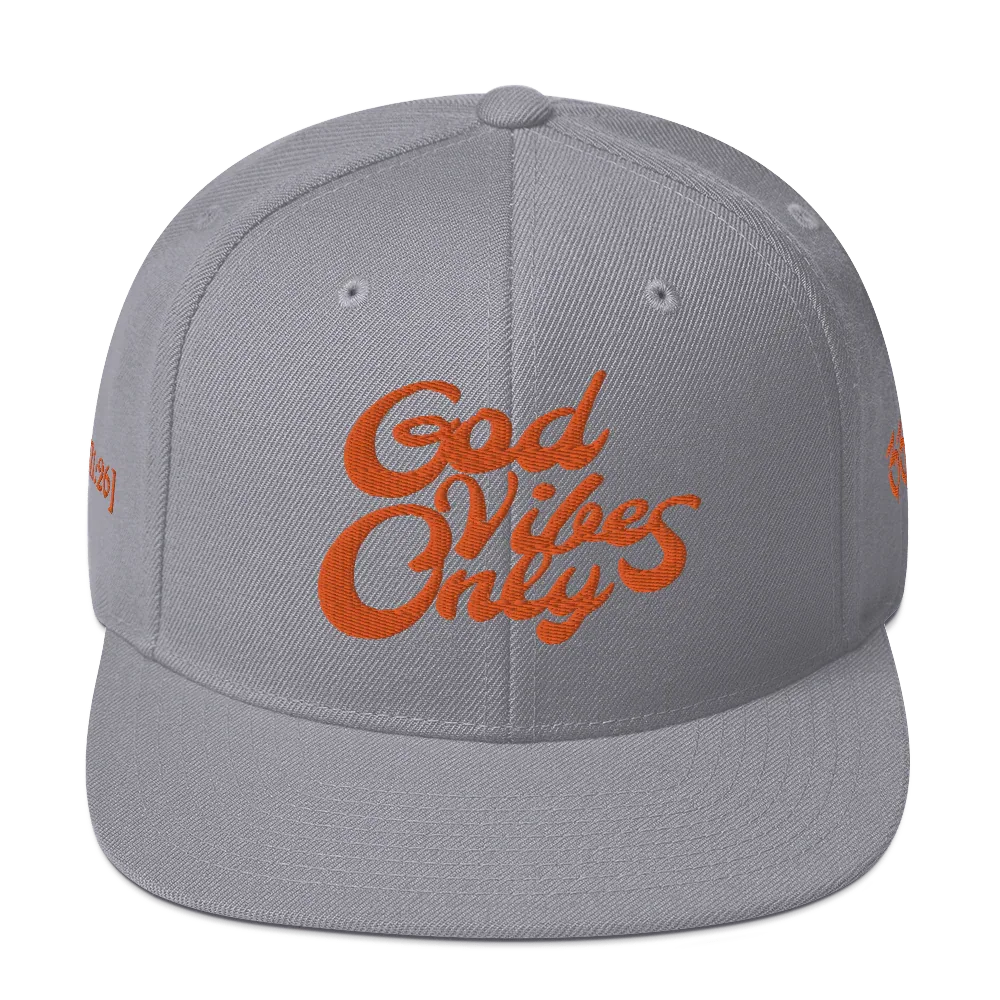 God Vibes Only Snapback Hat - Da G.A.T.E 33