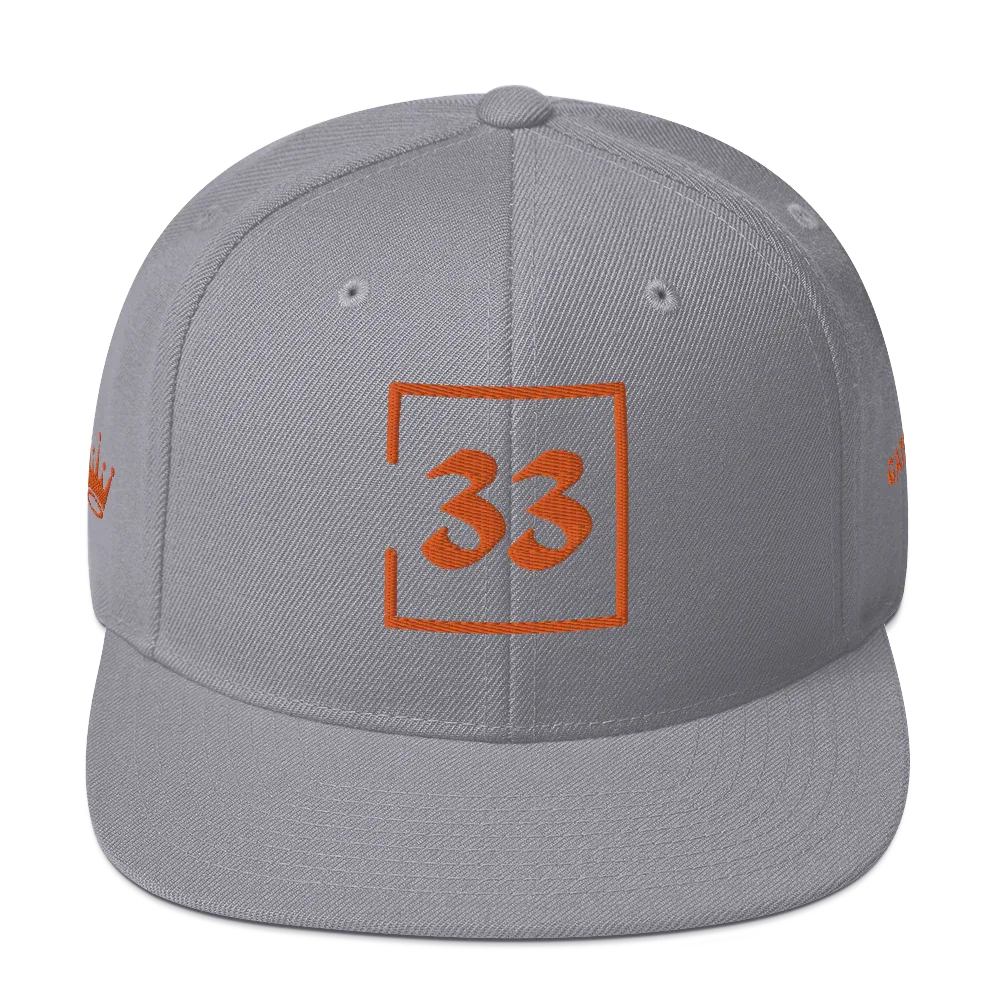 33 Snapback Hat - Da G.A.T.E 33
