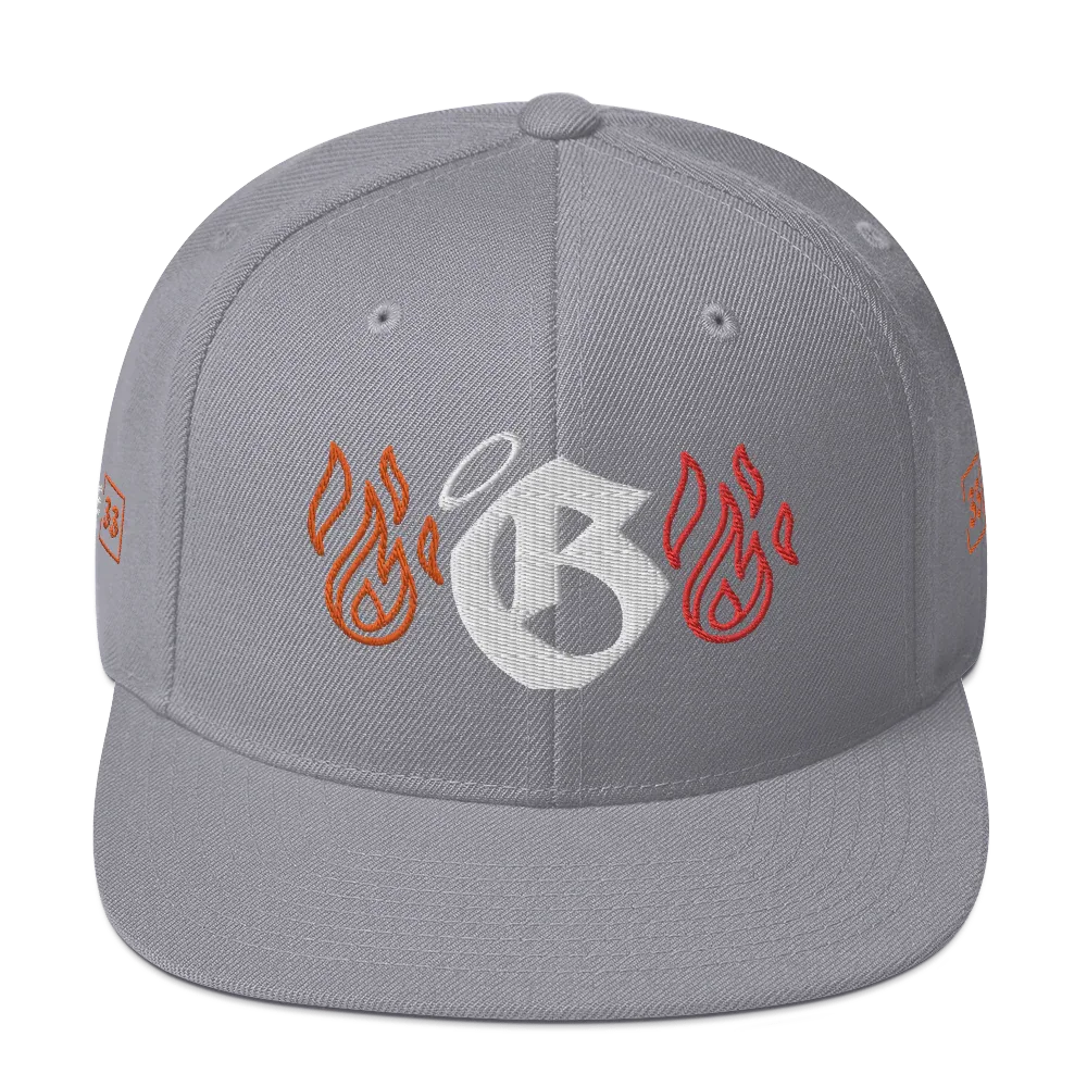 G Flames Snapback Hat - Da G.A.T.E 33