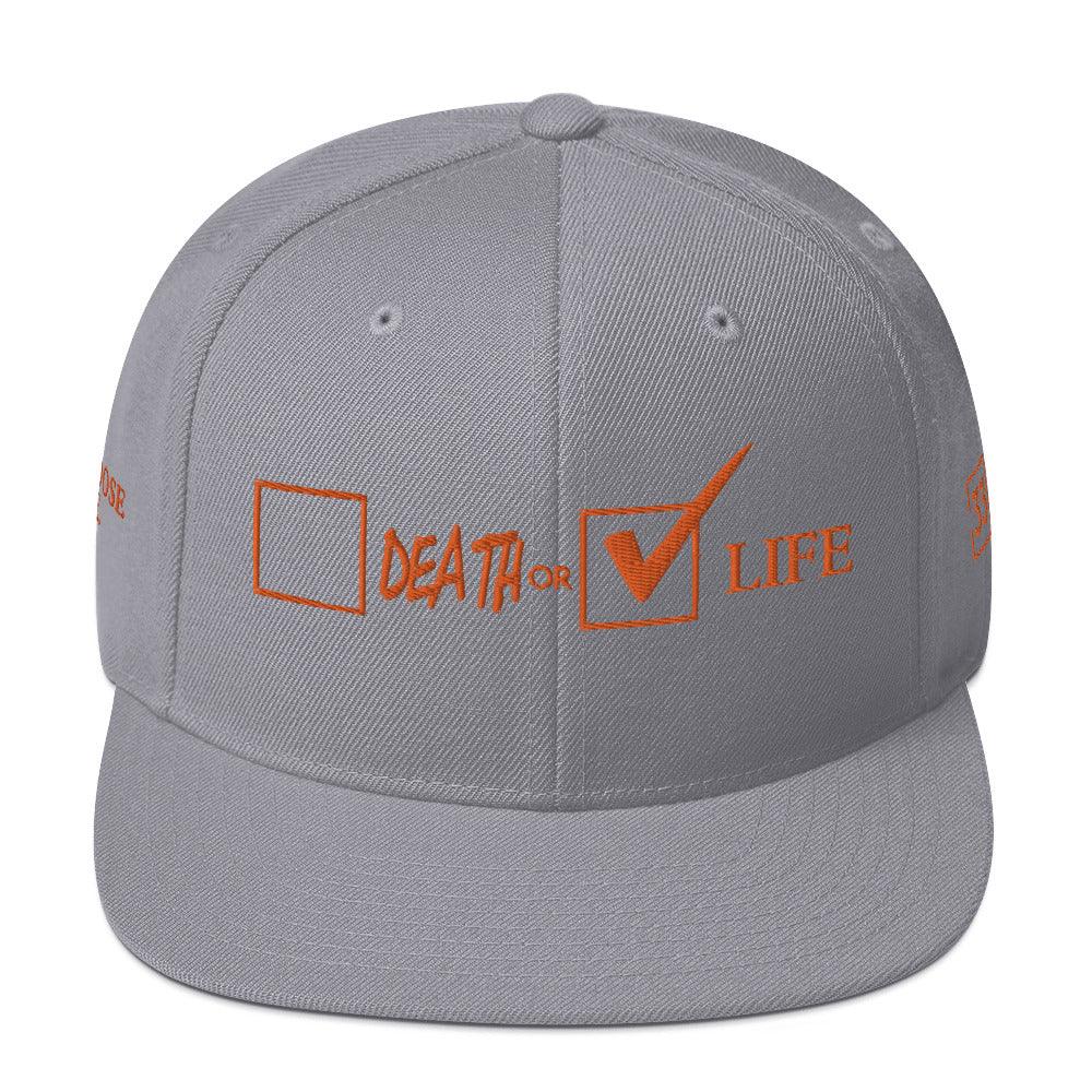 CHOOSE LIFE.Snapback Hat - Da G.A.T.E 33