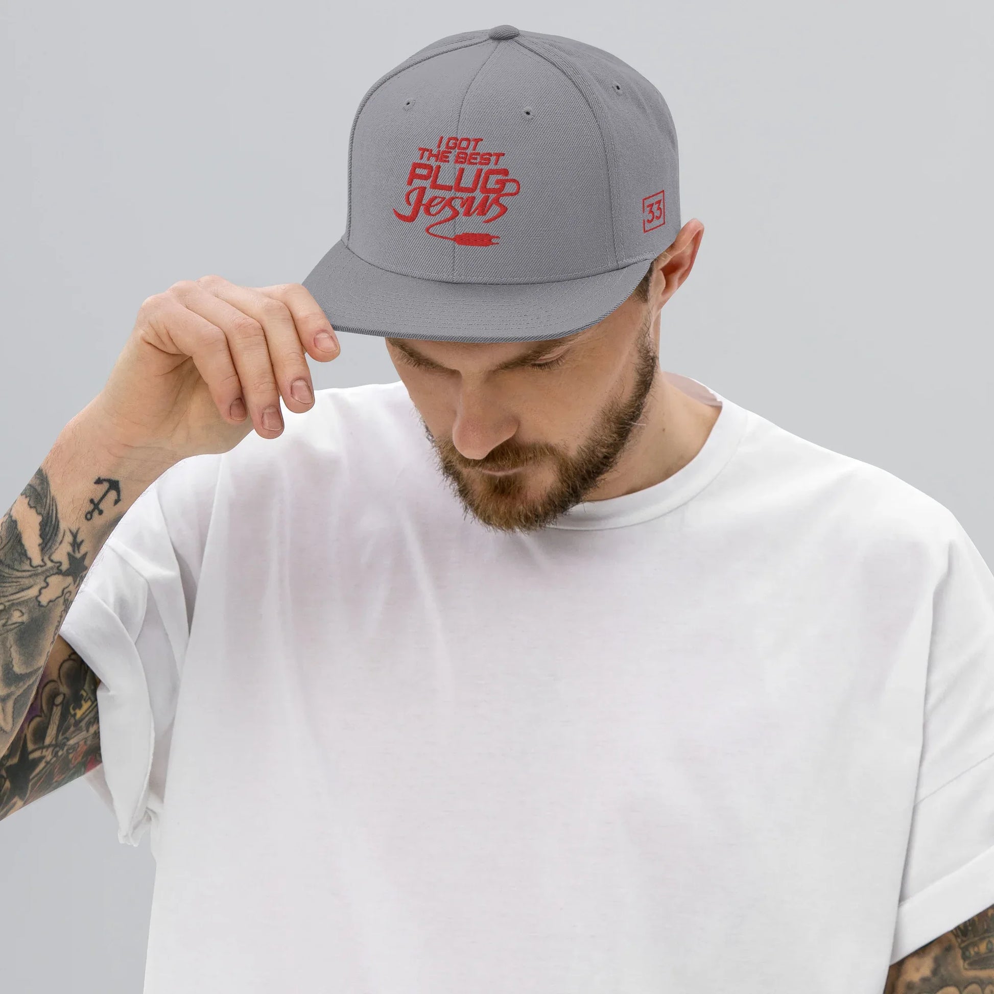 I GOT THE BEST PLUG Snapback Hat - Da G.A.T.E 33
