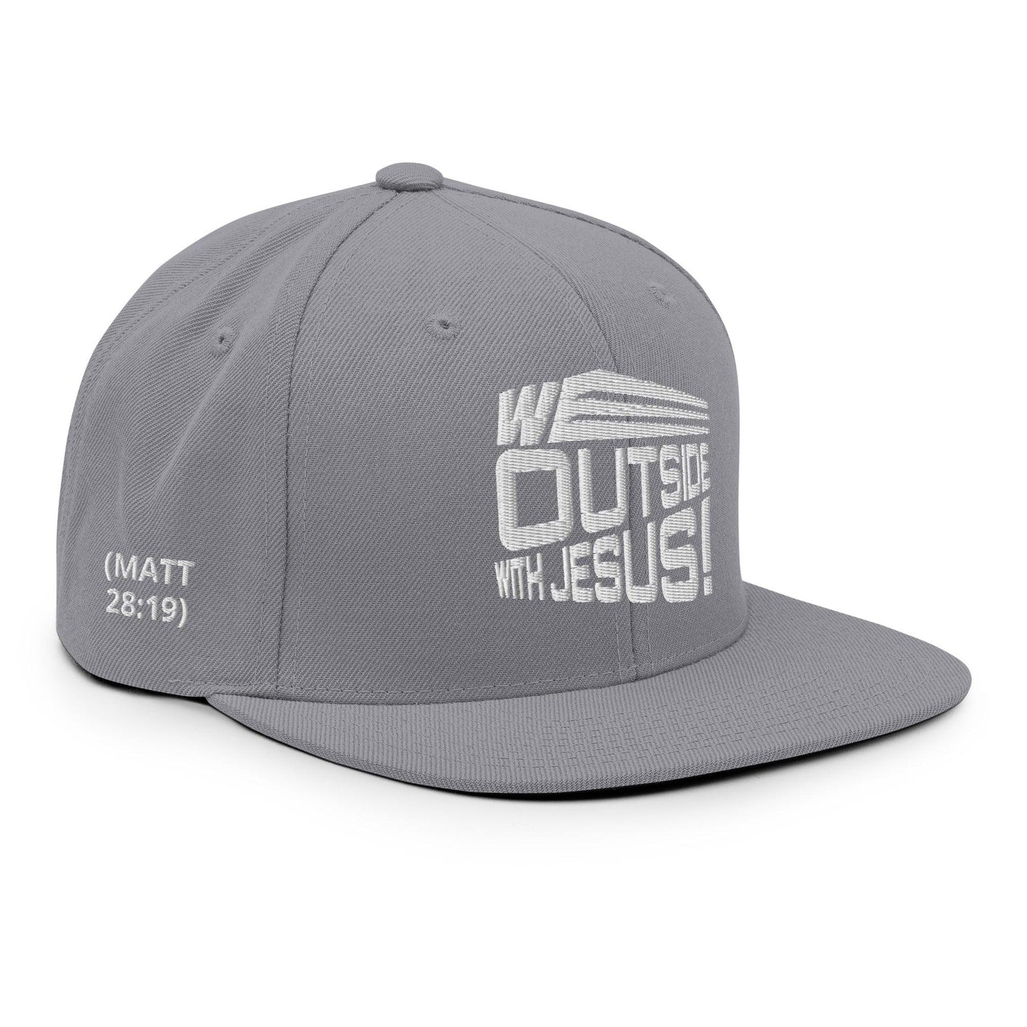 WE OUTSIDE-W-JESUS Snapback Hat - Da G.A.T.E 33
