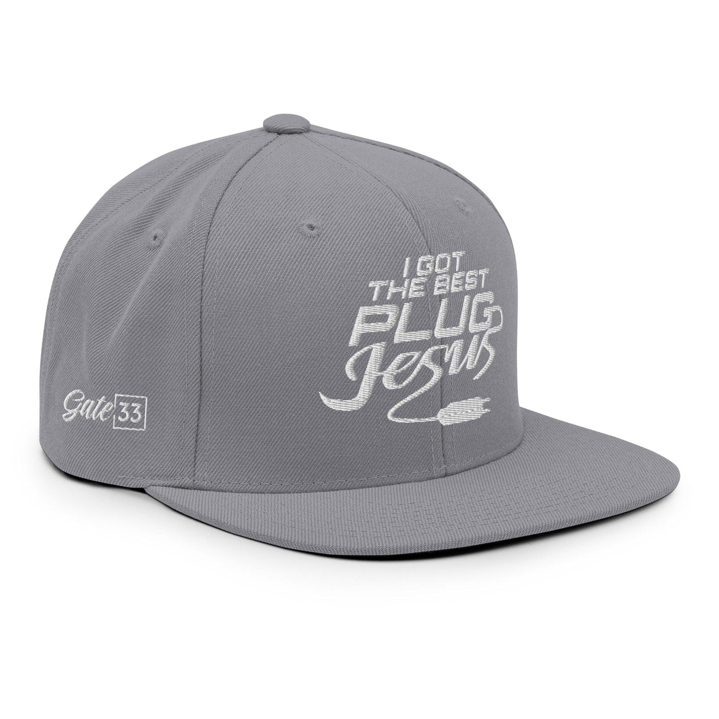 I GOT THE BEST PLUG Snapback Hat - Da G.A.T.E 33