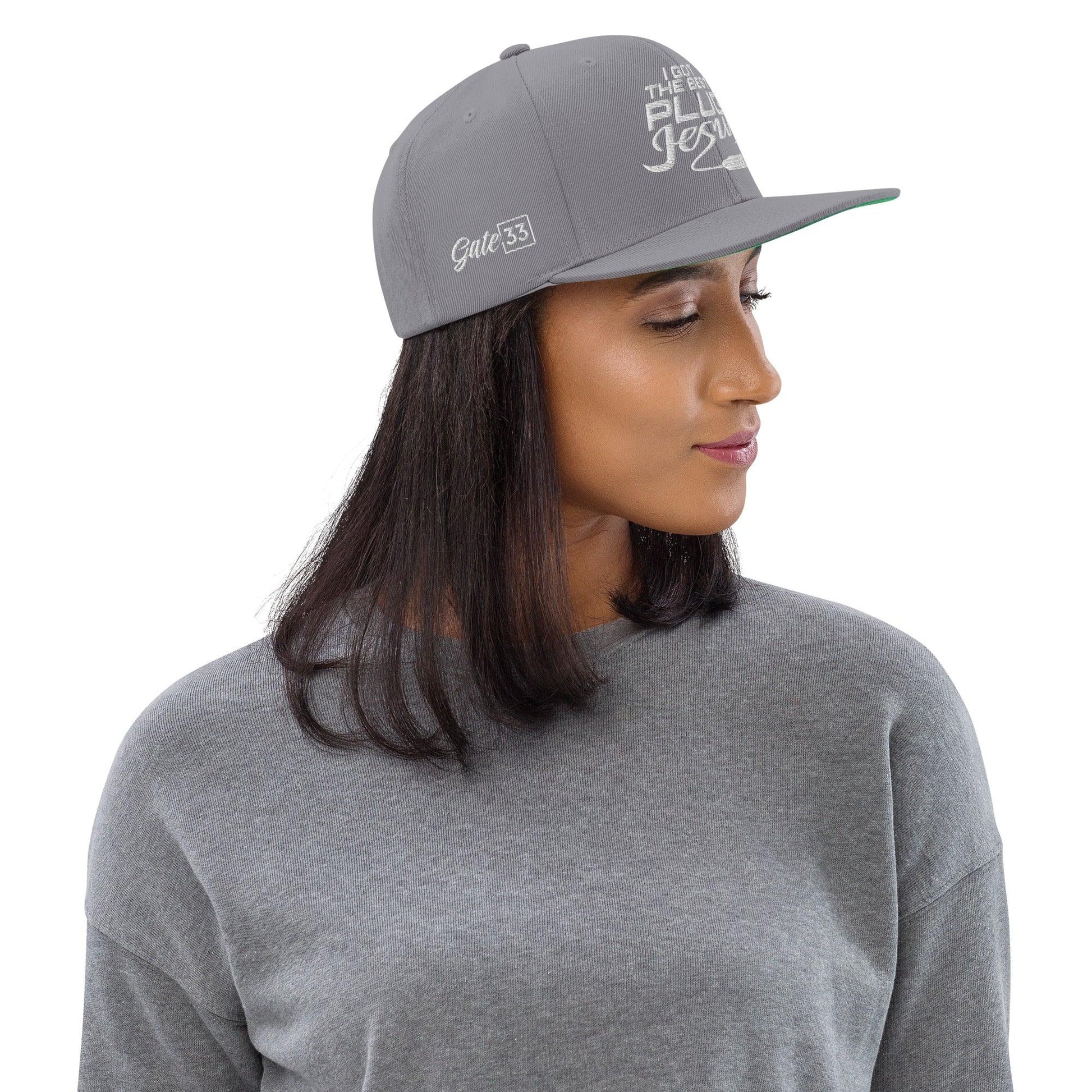 I GOT THE BEST PLUG Snapback Hat - Da G.A.T.E 33