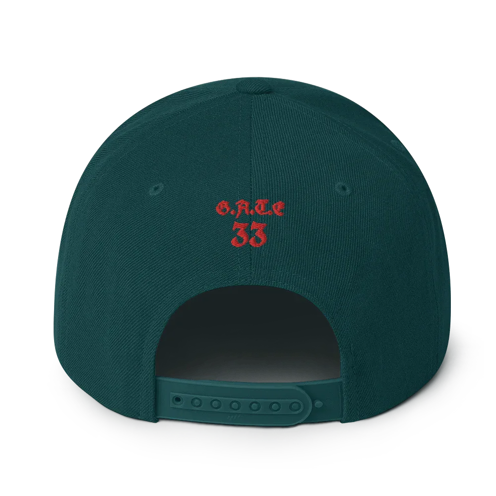 OG33 Snapback Hat - Da G.A.T.E 33