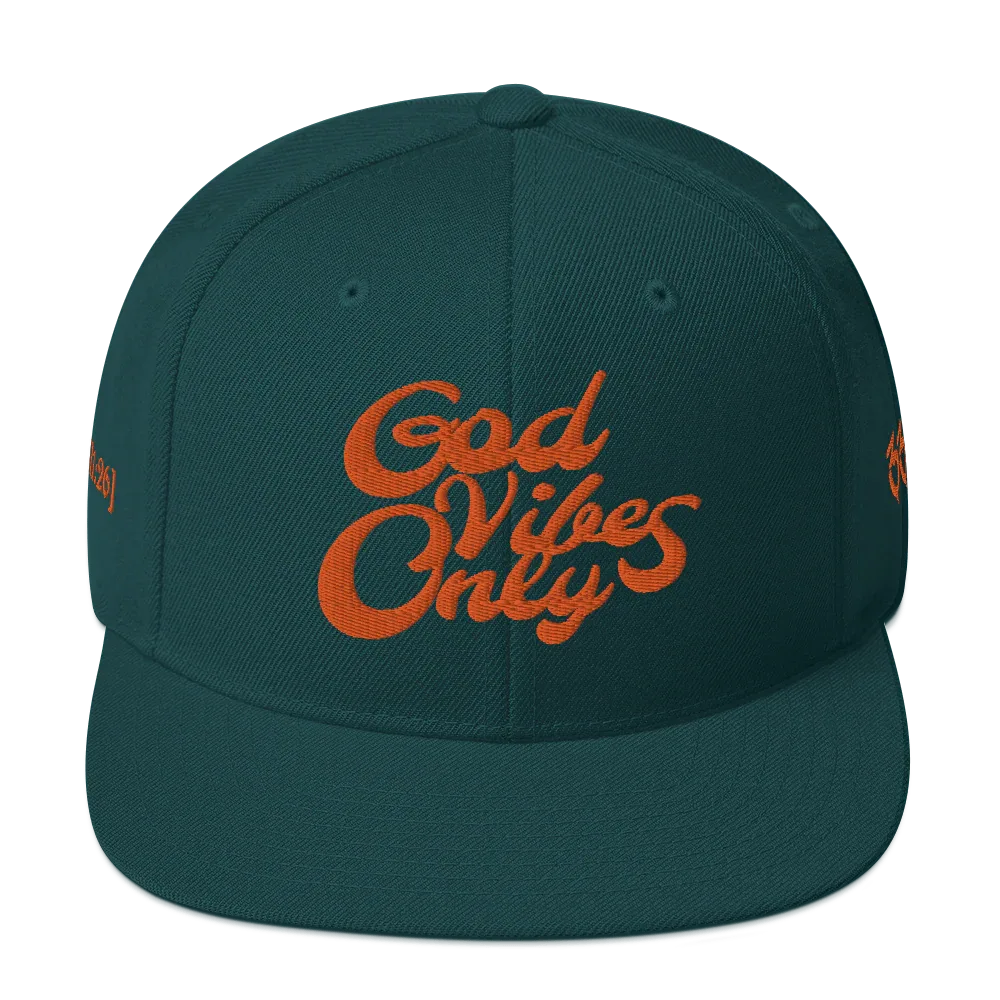 God Vibes Only Snapback Hat - Da G.A.T.E 33