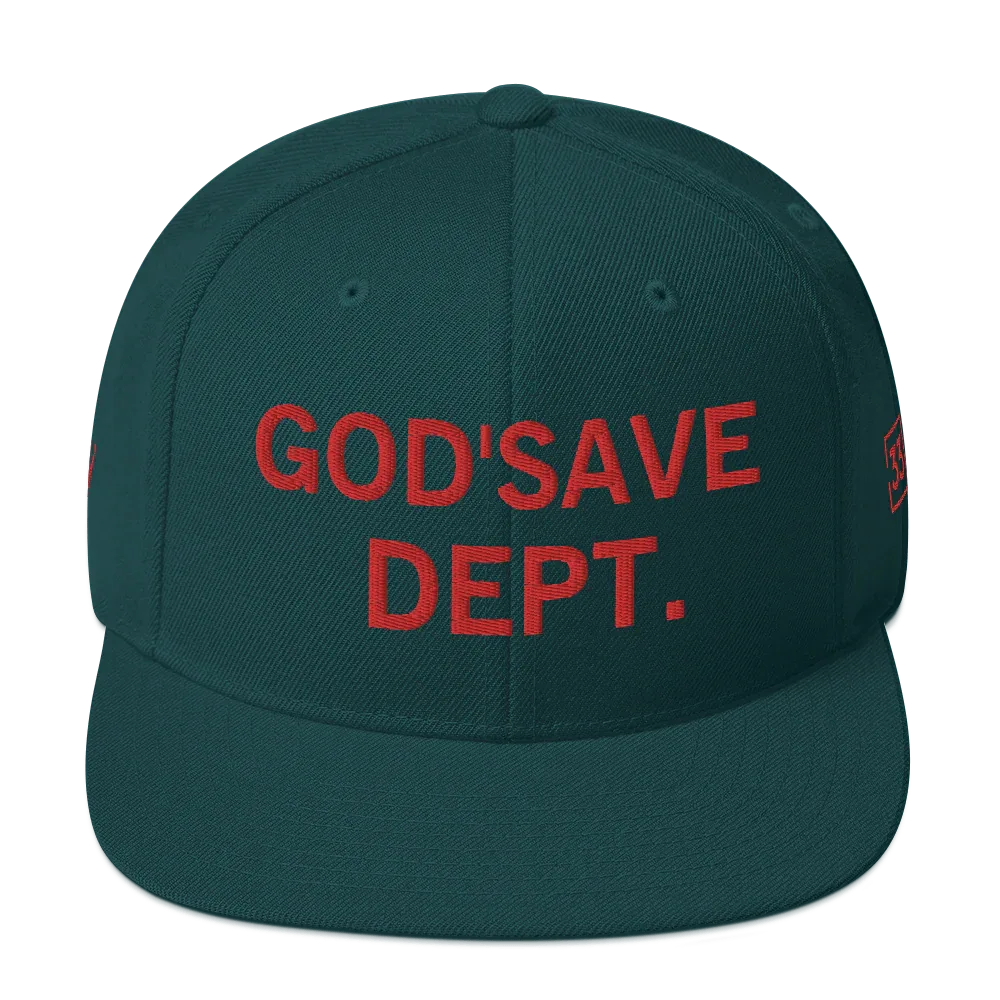 GOD'SAVE DEPT. Snapback Hat - Da G.A.T.E 33