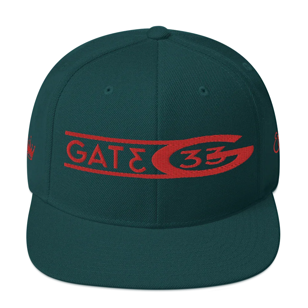 Gate33 Snapback Hat - Da G.A.T.E 33