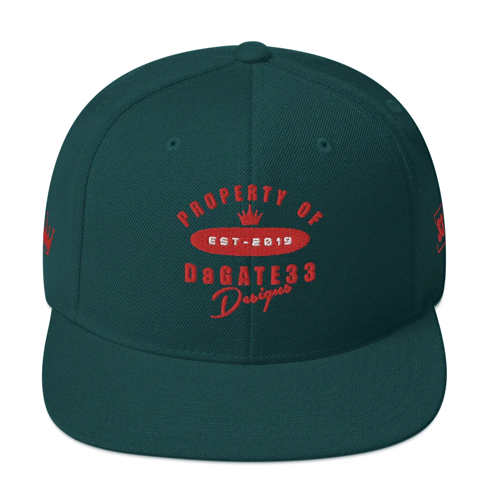 Gate33 Pro Snapback Hat - Da G.A.T.E 33
