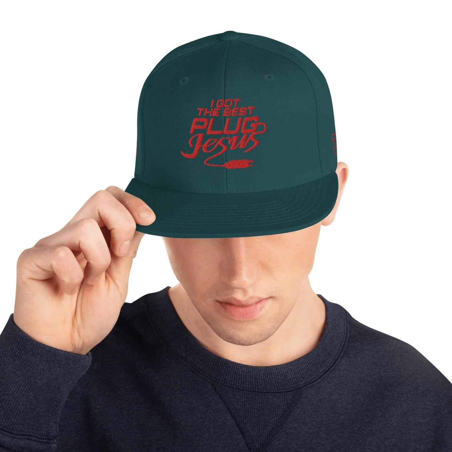 I GOT THE BEST PLUG Snapback Hat - Da G.A.T.E 33