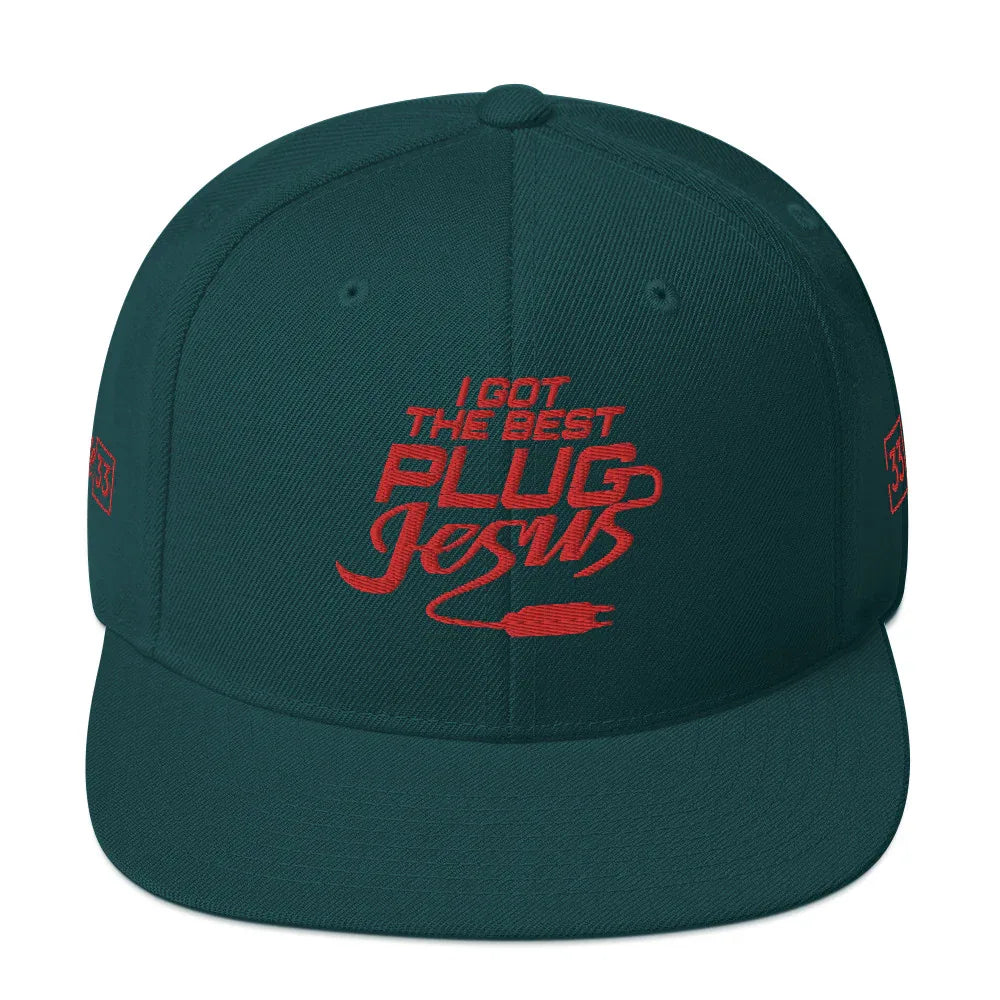 I GOT THE BEST PLUG Snapback Hat - Da G.A.T.E 33