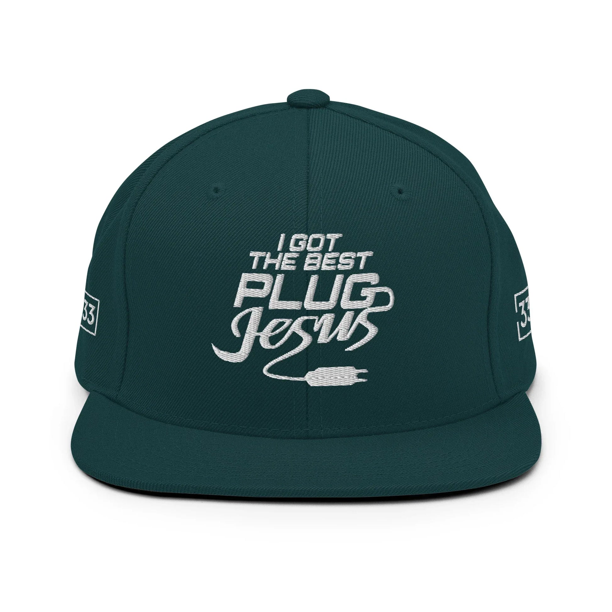 I GOT THE BEST PLUG Snapback Hat - Da G.A.T.E 33