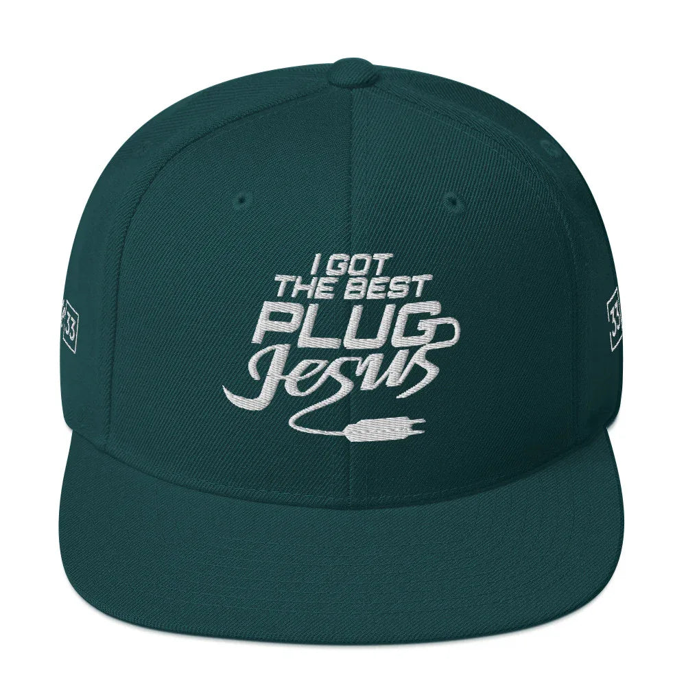 I GOT THE BEST PLUG Snapback Hat - Da G.A.T.E 33