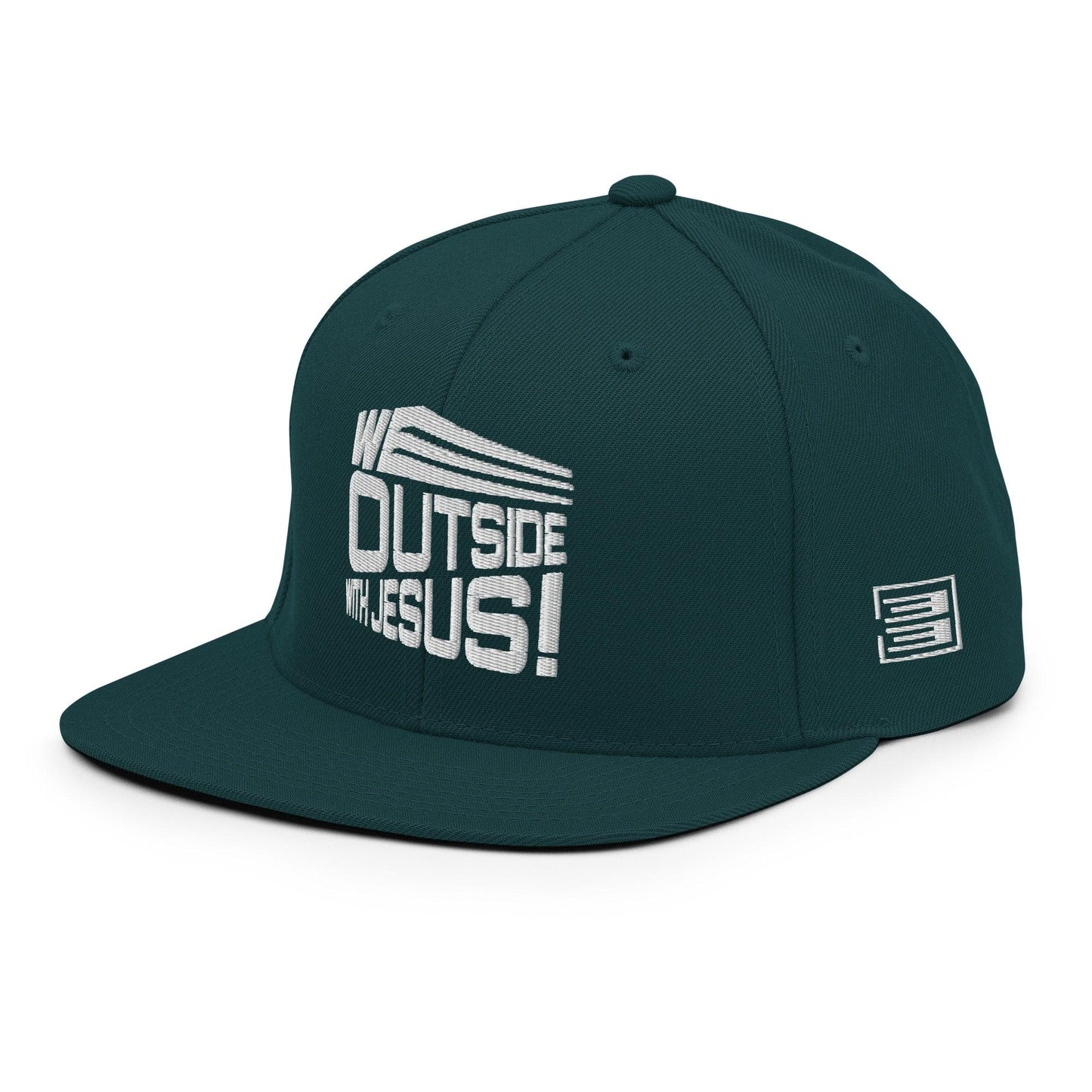 WE OUTSIDE-W-JESUS Snapback Hat - Da G.A.T.E 33