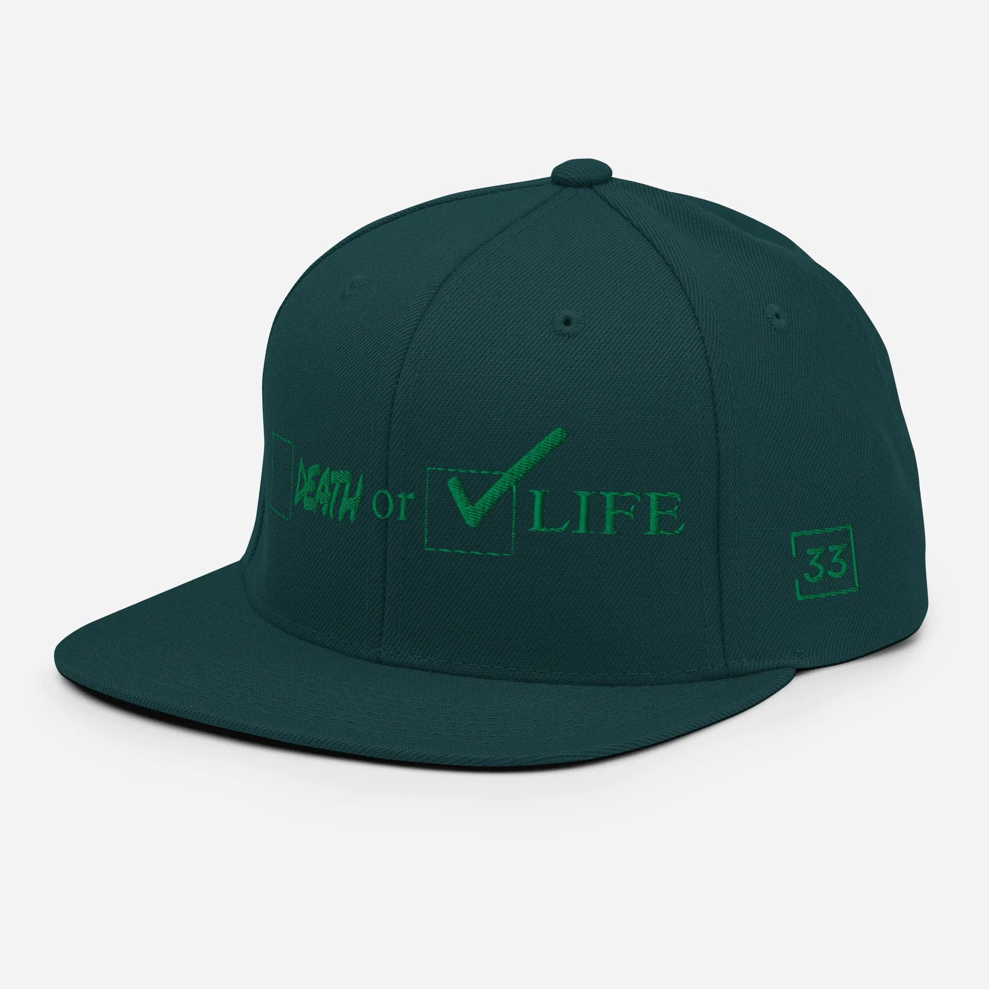 CHOSSE LIFE Snapback Hat - Da G.A.T.E 33