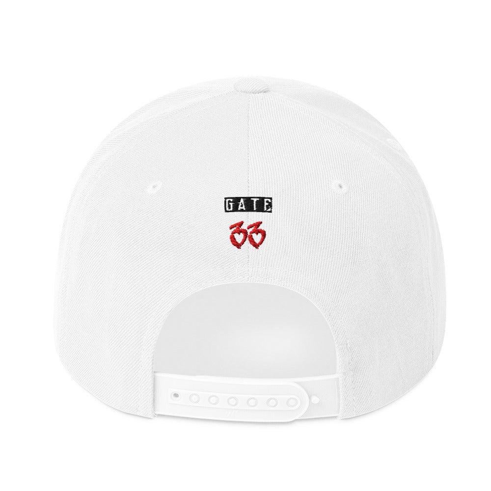 DA GATE 33 Snapback Hat - Da G.A.T.E 33