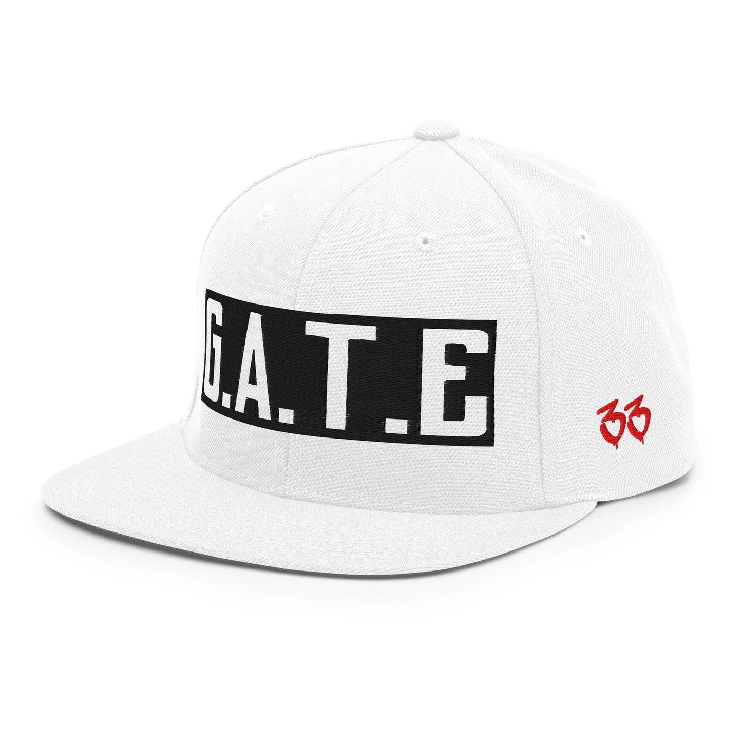 DA GATE 33 Snapback Hat - Da G.A.T.E 33