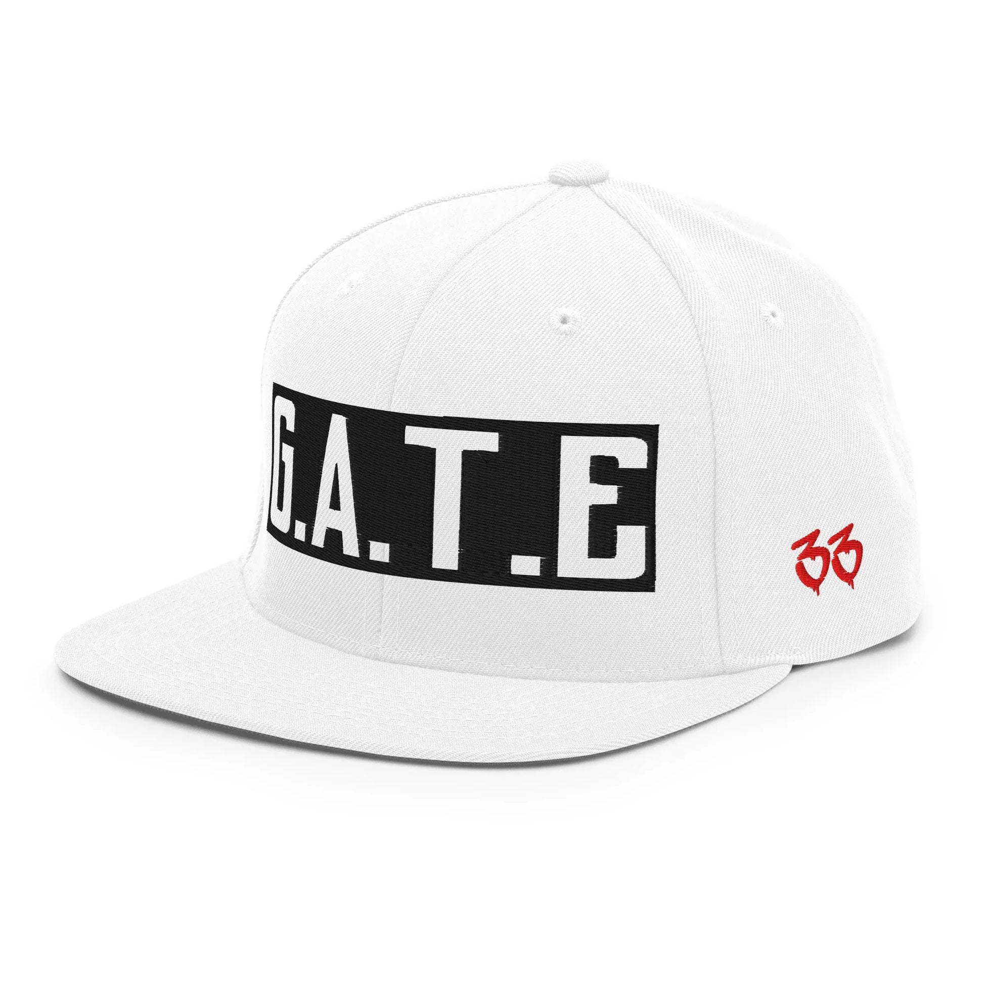 DA GATE 33 Snapback Hat - Da G.A.T.E 33