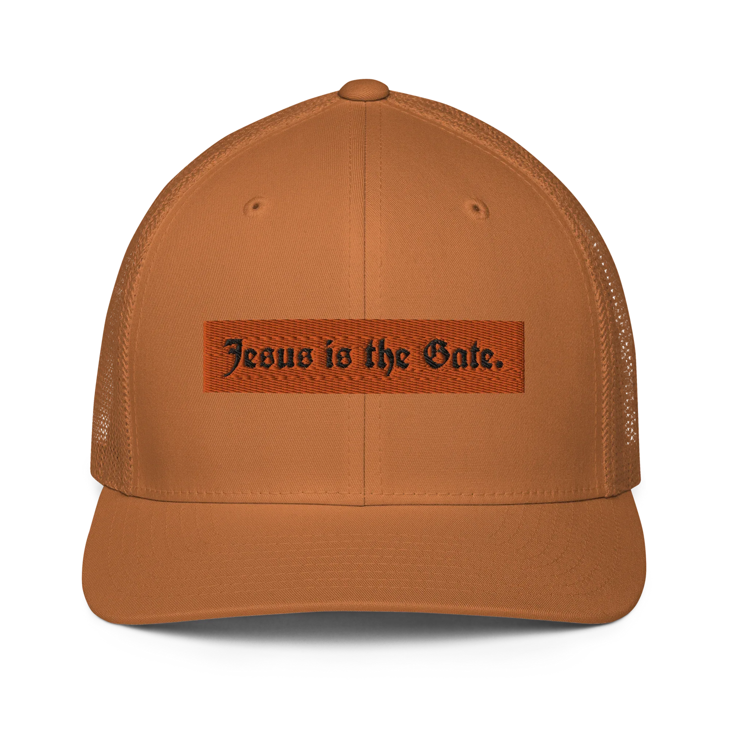 Jesus is the Gate. Closed-back trucker cap - Da G.A.T.E 33