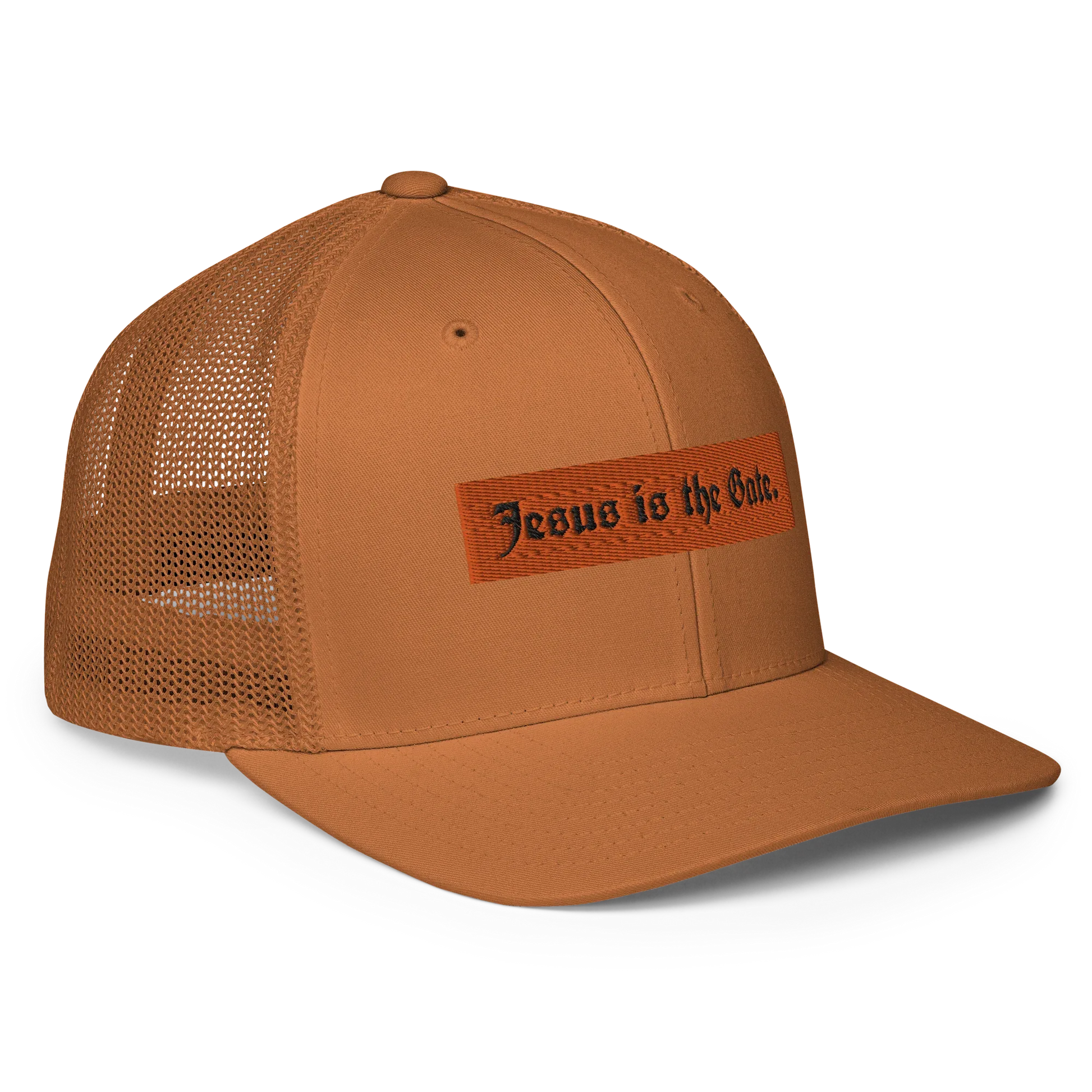 Jesus is the Gate. Closed-back trucker cap - Da G.A.T.E 33