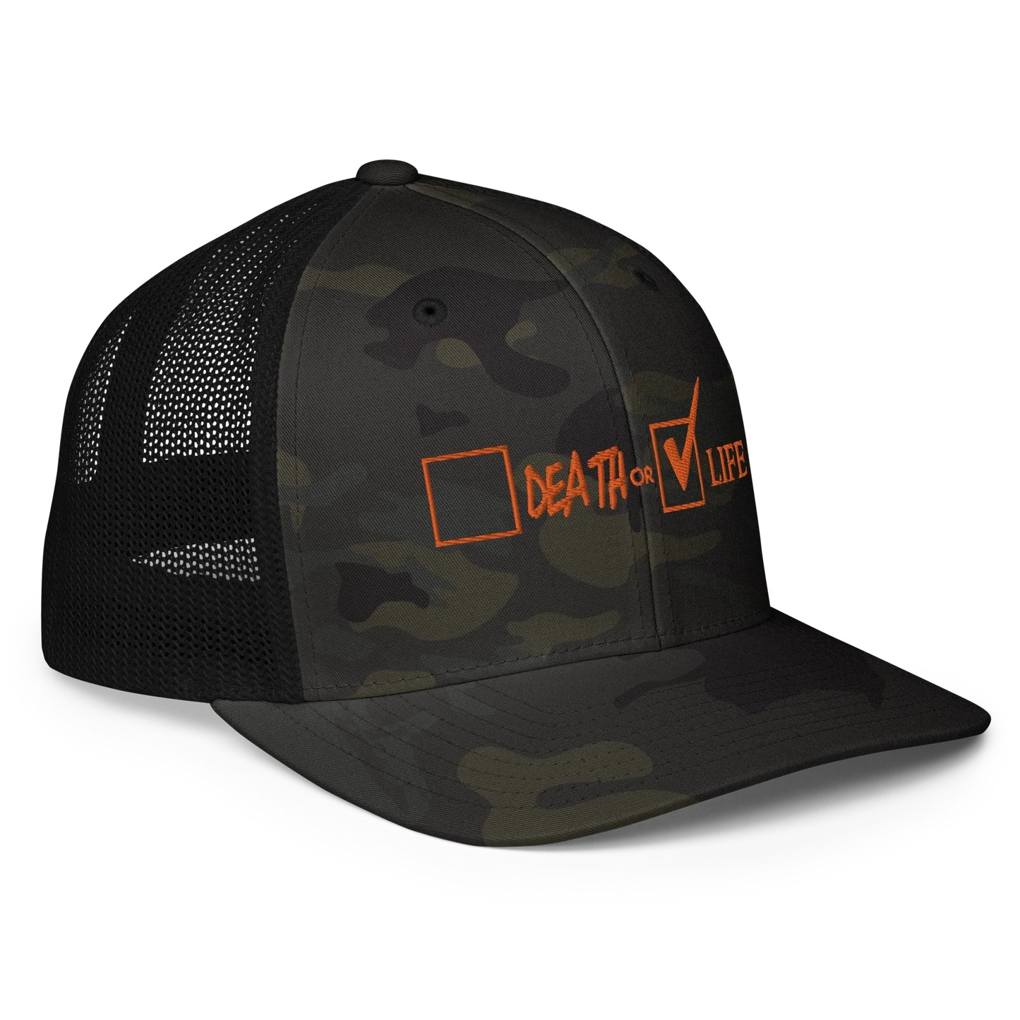 CHOOSE LIFE Closed-back trucker cap - Da G.A.T.E 33