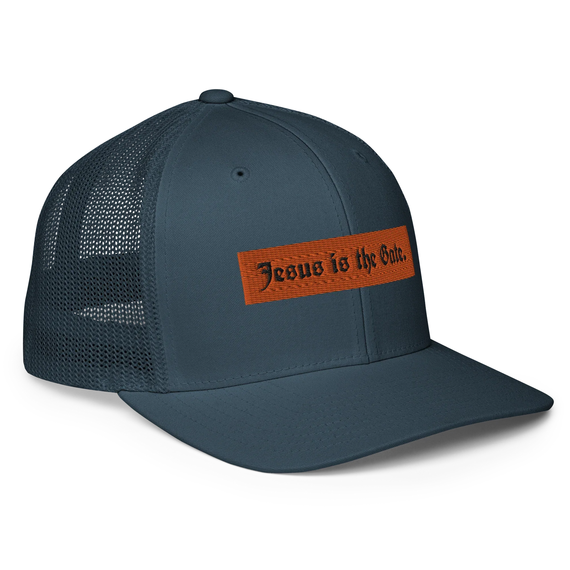 Jesus is the Gate. Closed-back trucker cap - Da G.A.T.E 33