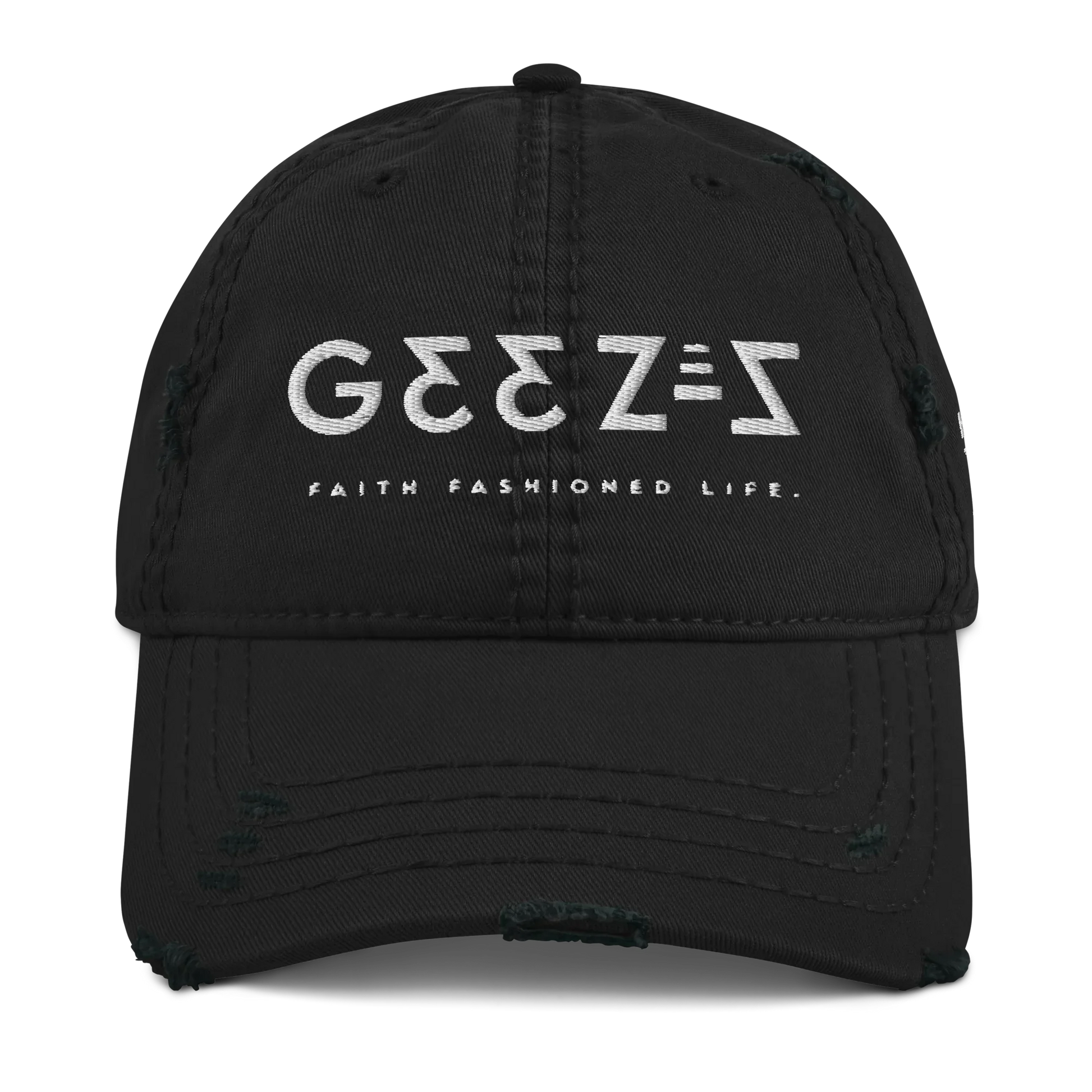 G33Z=Z Distressed Dad Hat - Da G.A.T.E 33