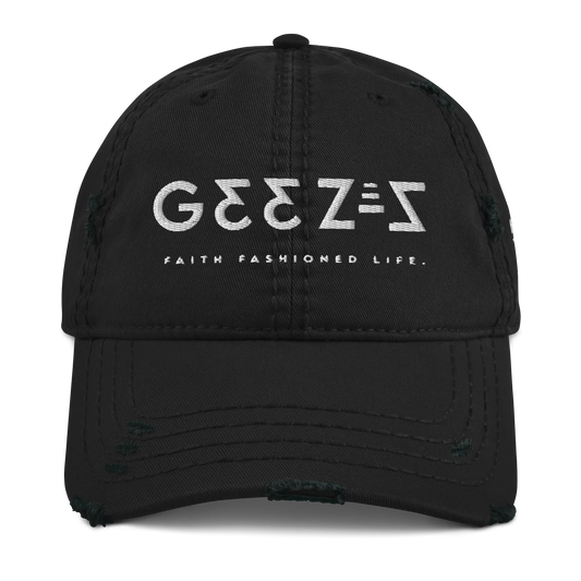 G33Z=Z Distressed Dad Hat - Da G.A.T.E 33