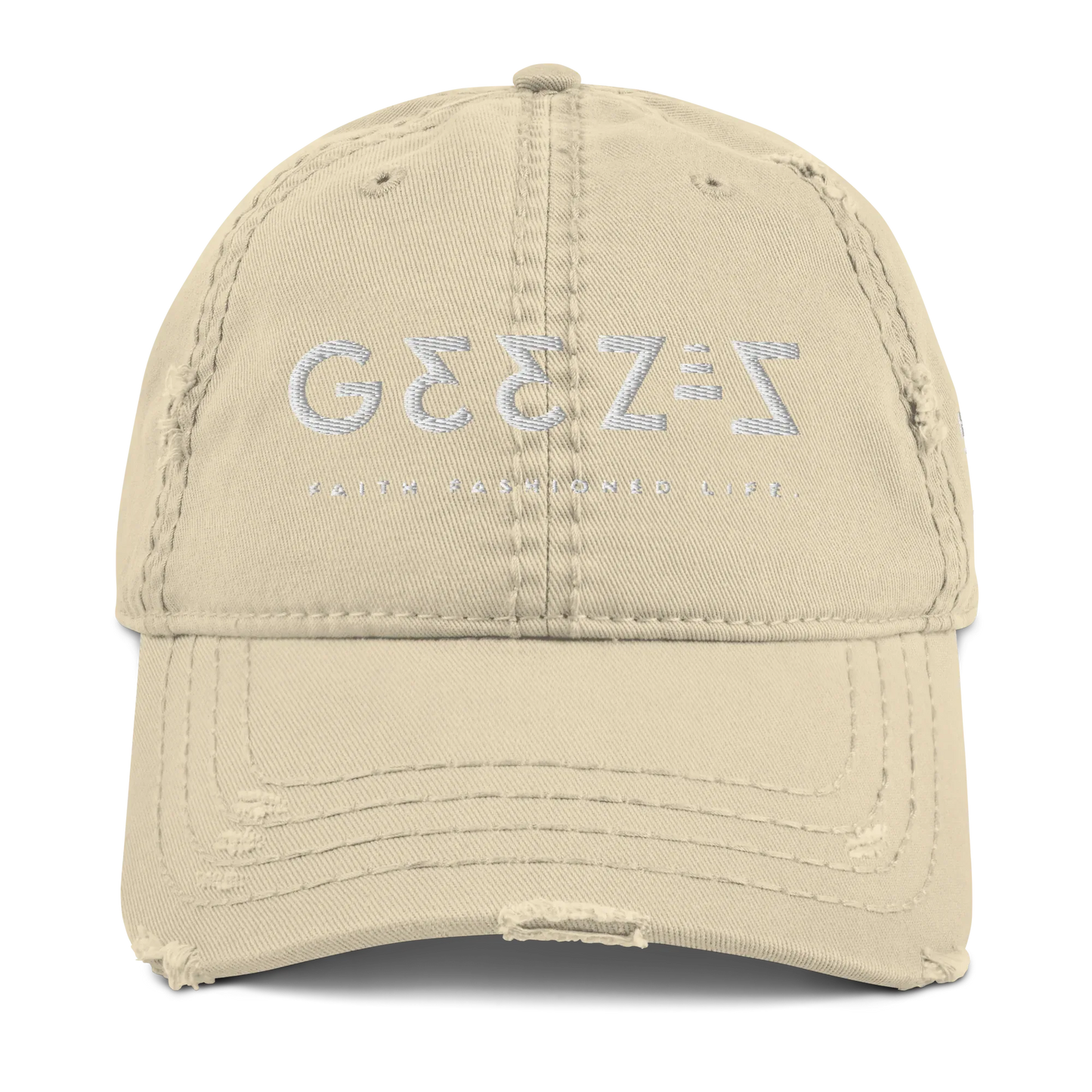 G33Z=Z Distressed Dad Hat - Da G.A.T.E 33