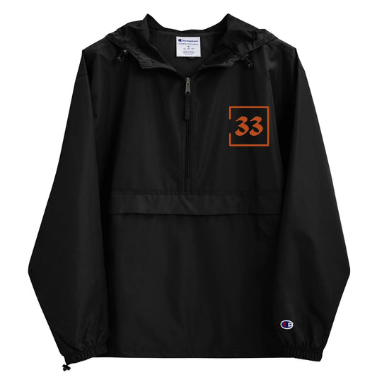 33 Embroidered Champion Packable Jacket - Da G.A.T.E 33