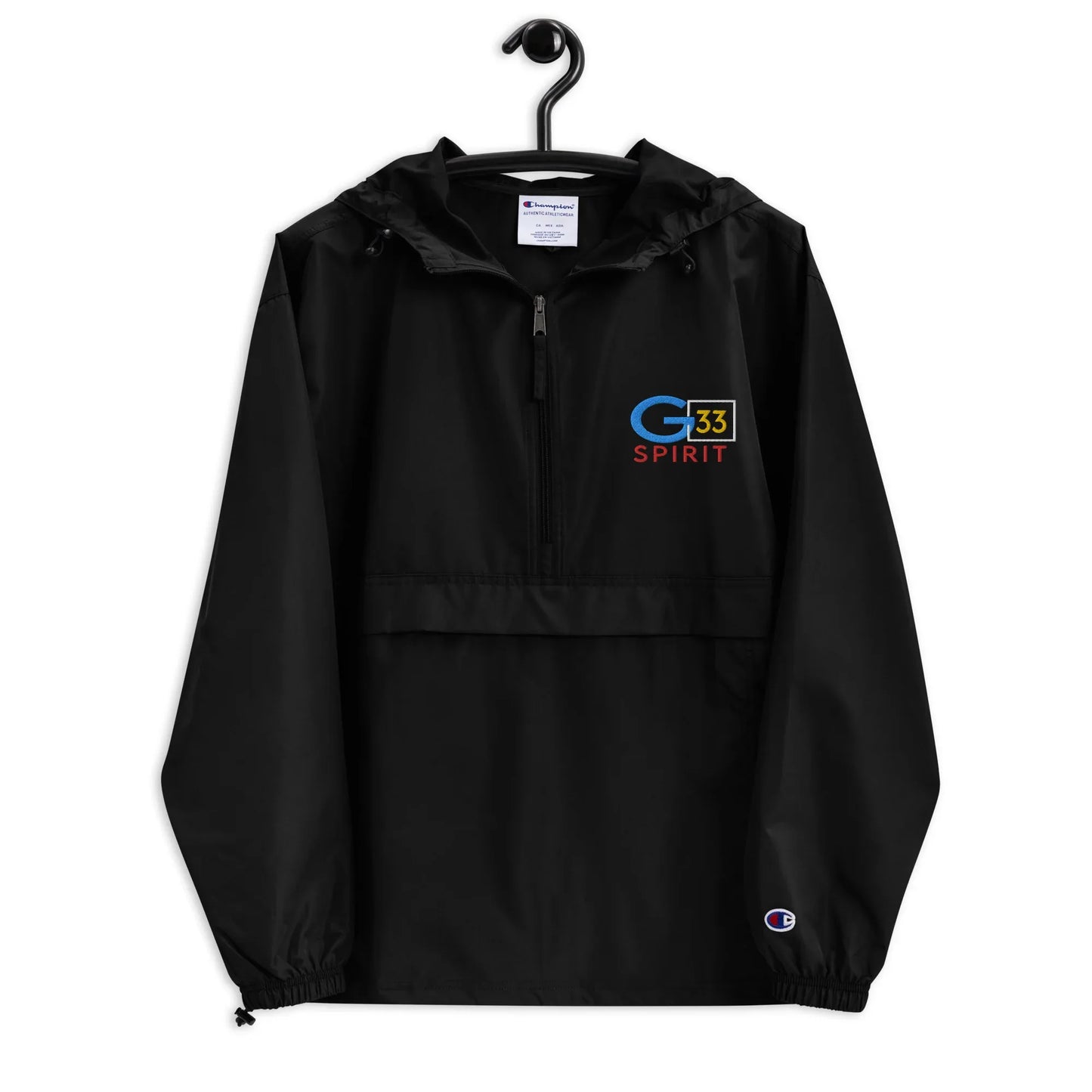 Embroidered Champion Packable Jacket - Da G.A.T.E 33