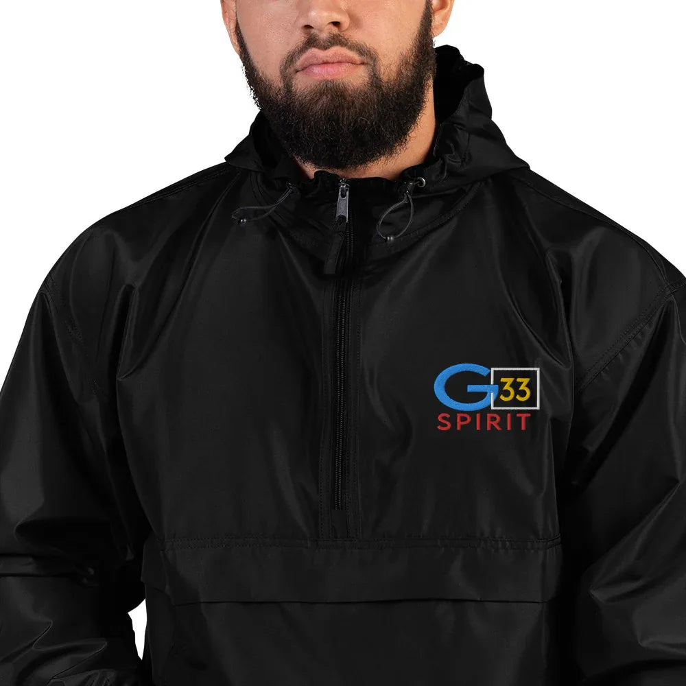 Embroidered Champion Packable Jacket - Da G.A.T.E 33