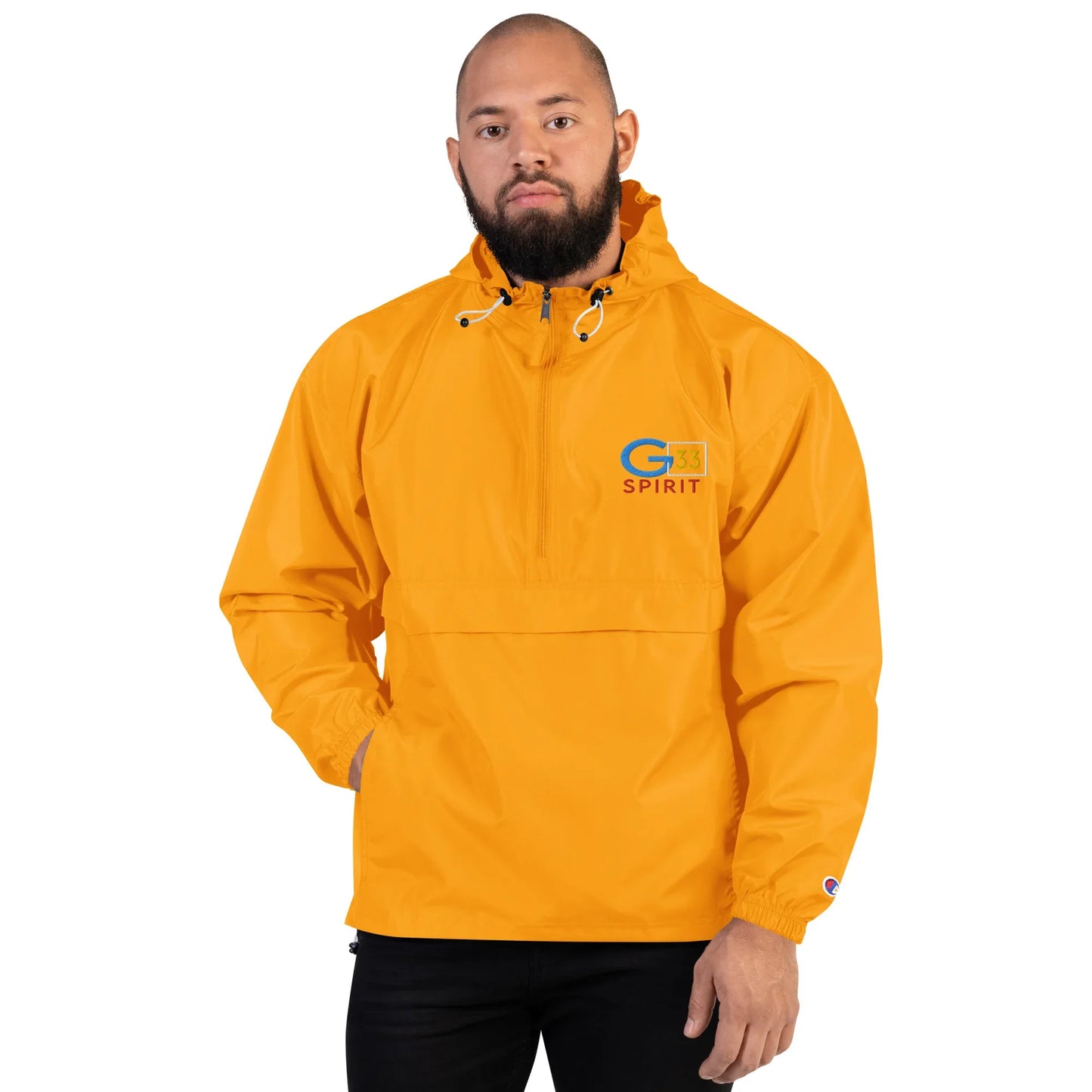 Embroidered Champion Packable Jacket - Da G.A.T.E 33