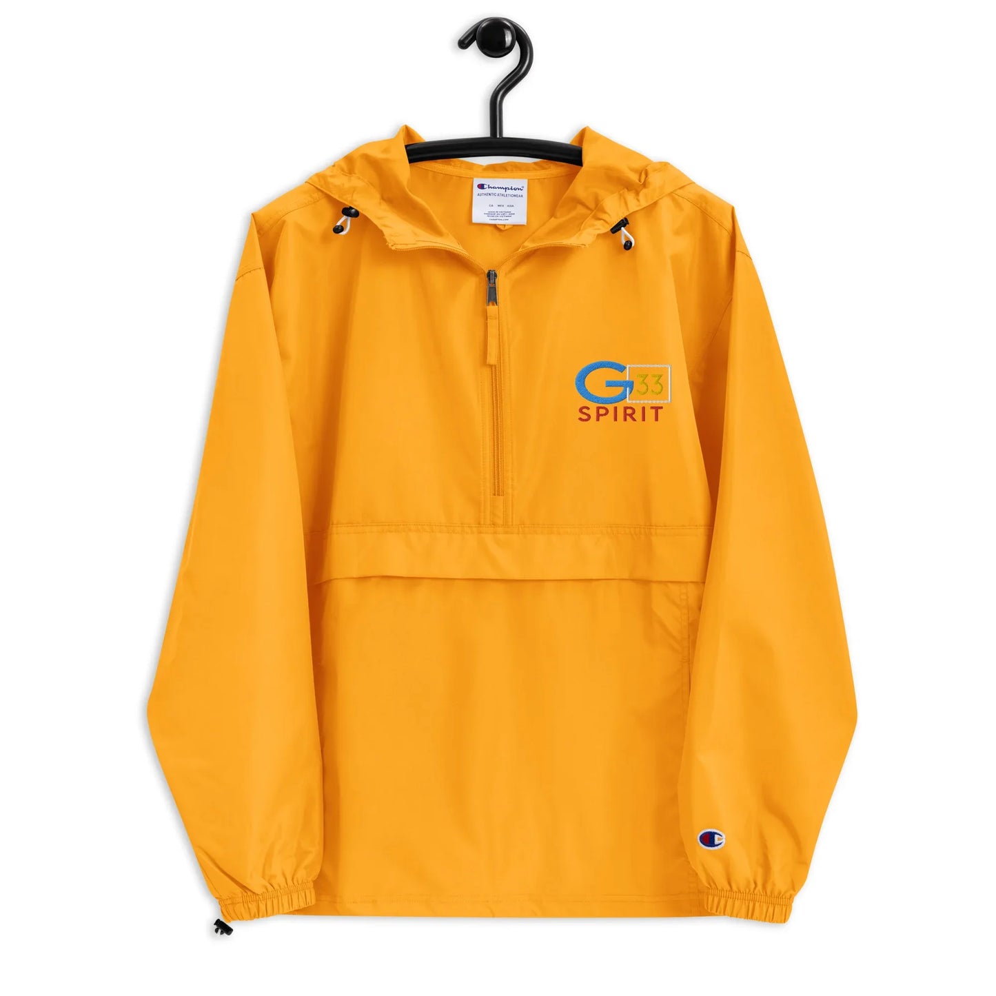 Embroidered Champion Packable Jacket - Da G.A.T.E 33