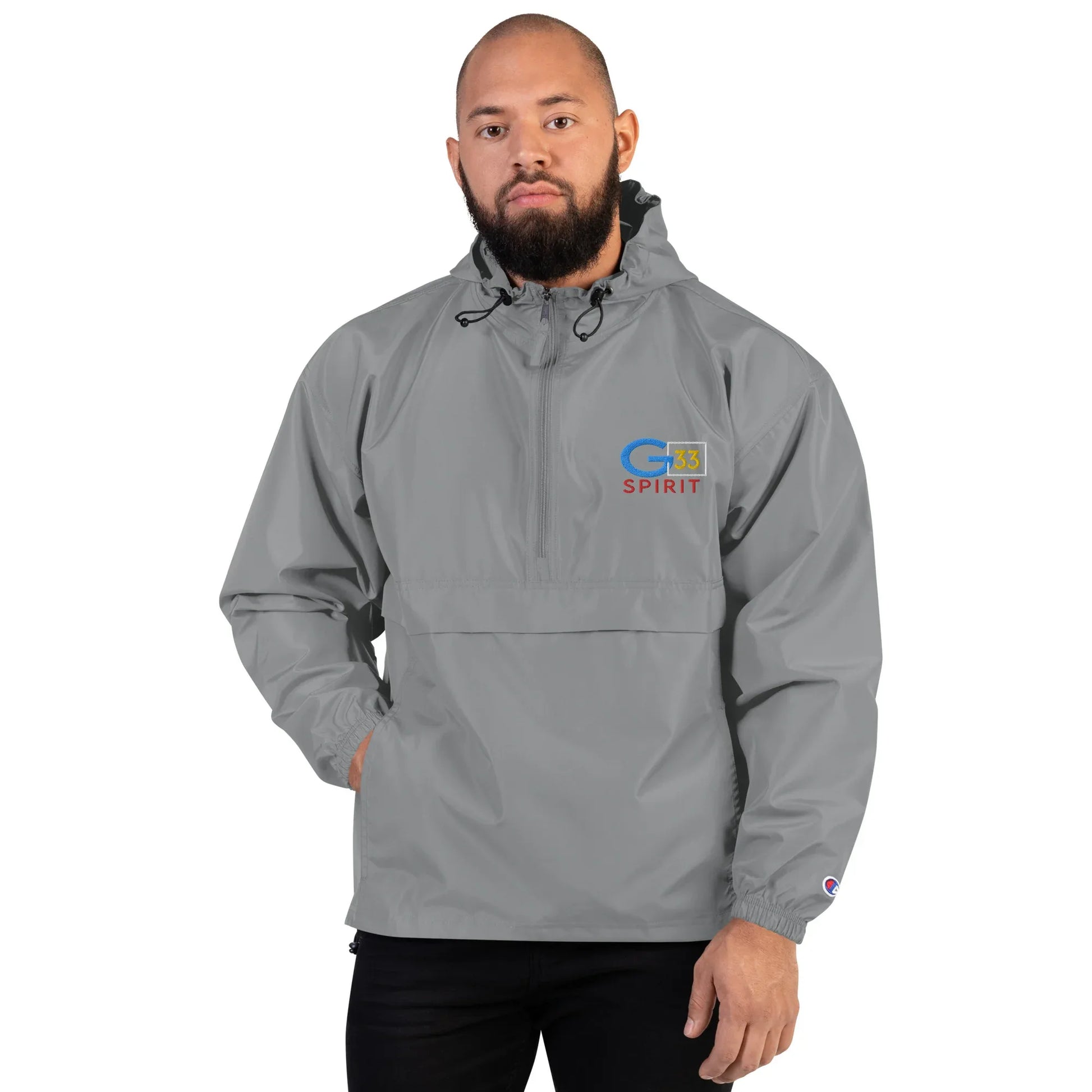 Embroidered Champion Packable Jacket - Da G.A.T.E 33