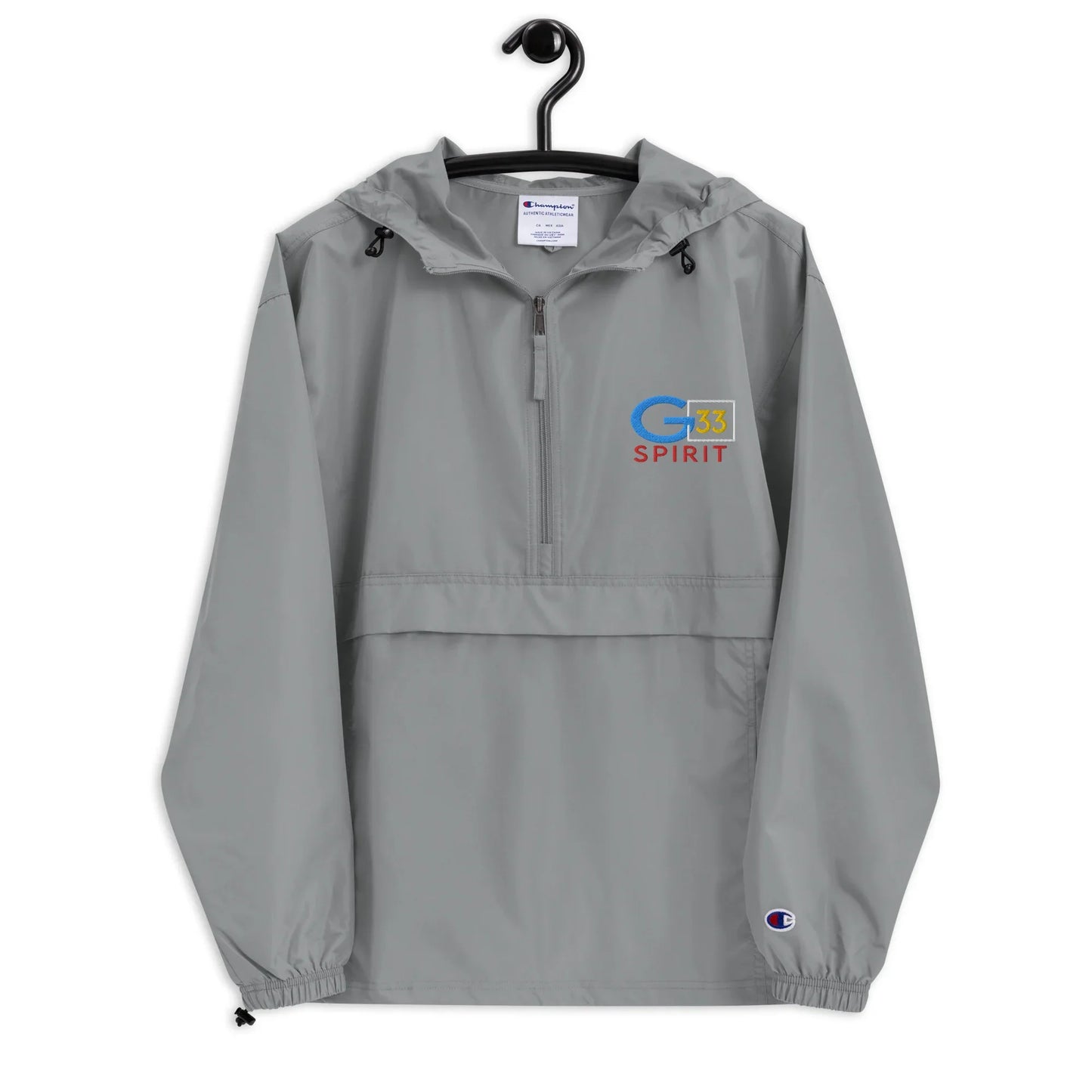 Embroidered Champion Packable Jacket - Da G.A.T.E 33