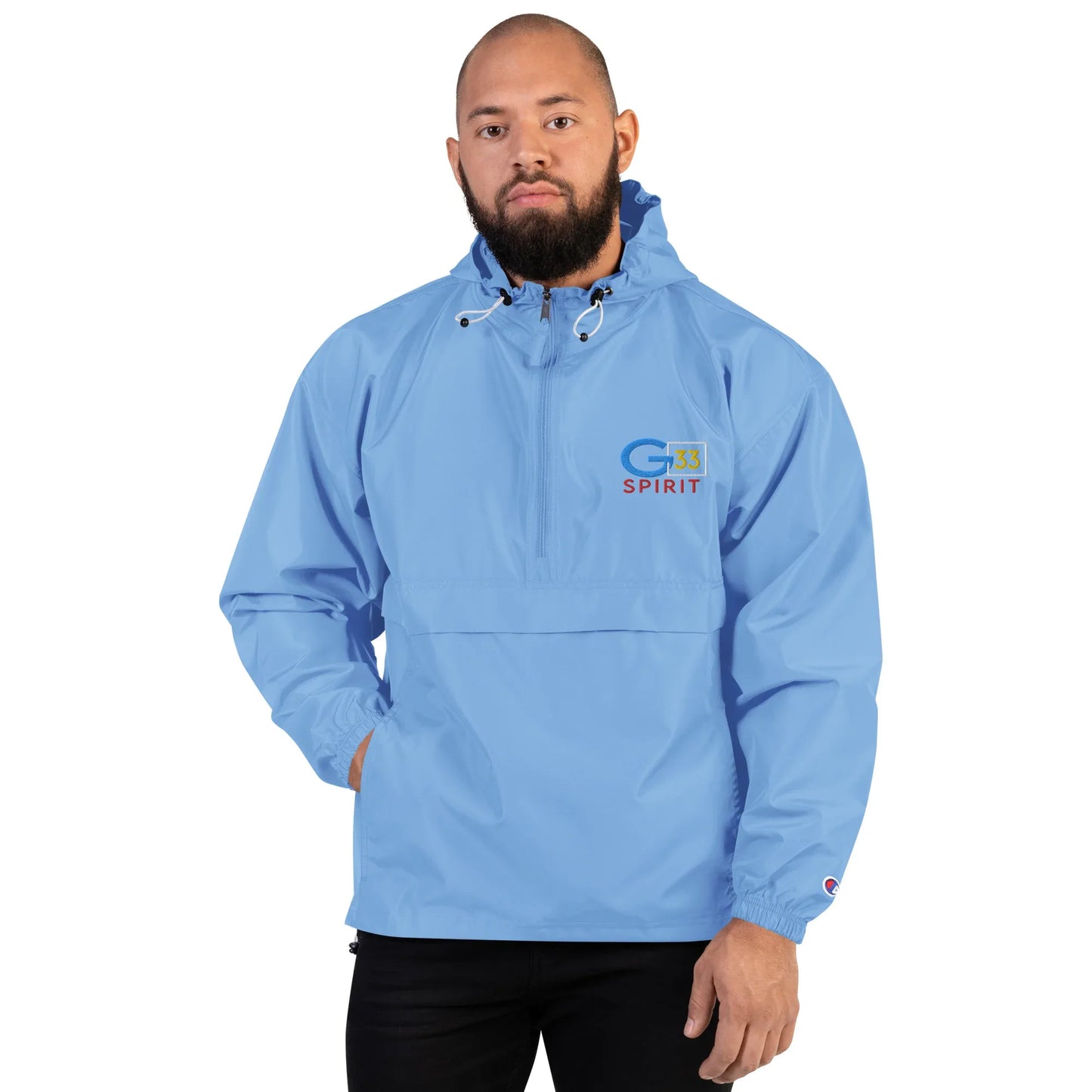 Embroidered Champion Packable Jacket - Da G.A.T.E 33