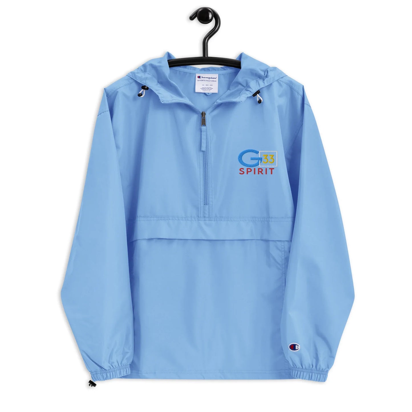 Embroidered Champion Packable Jacket - Da G.A.T.E 33